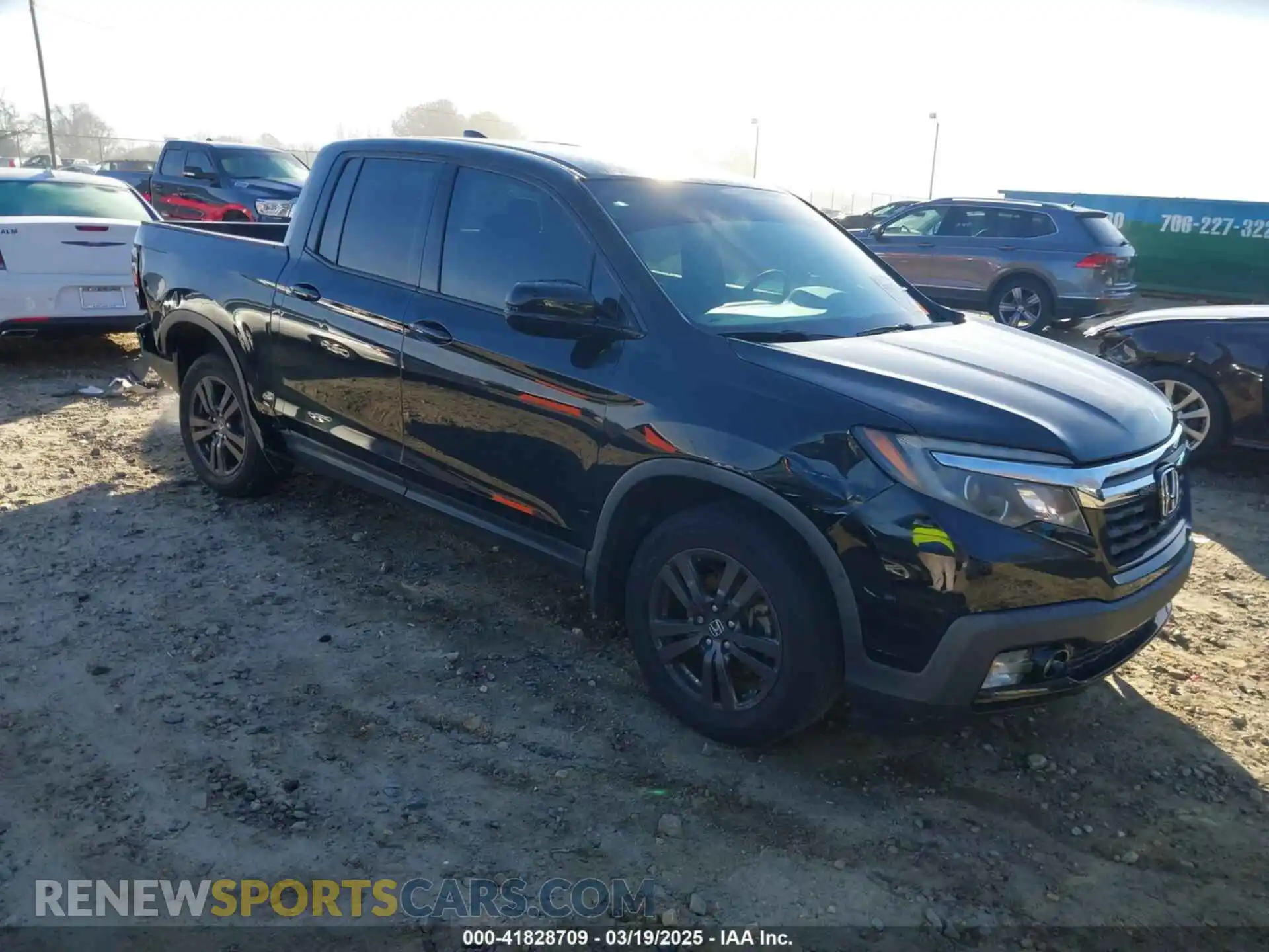 1 Photograph of a damaged car 5FPYK2F12KB007990 HONDA RIDGELINE 2019