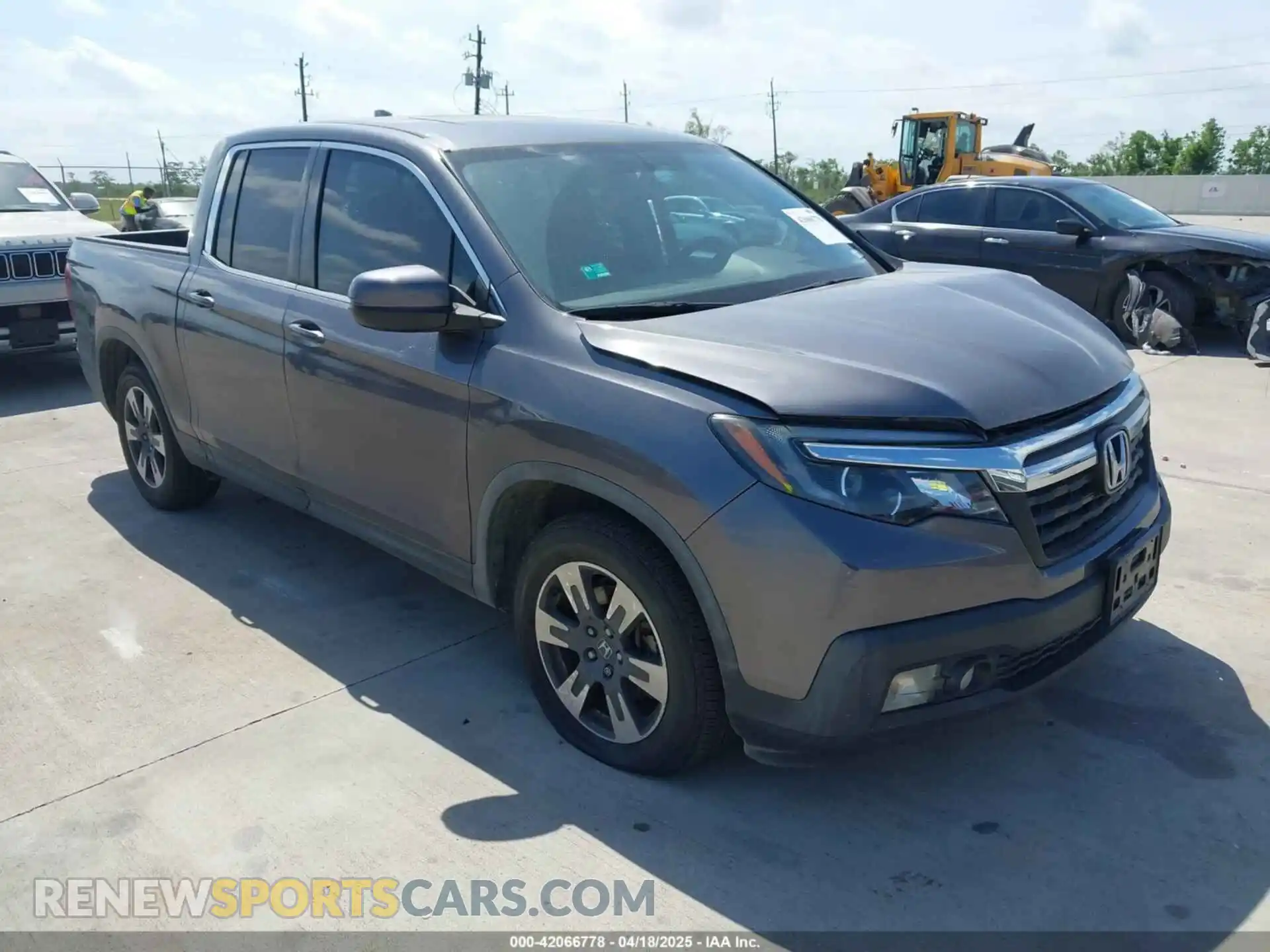 1 Photograph of a damaged car 5FPYK2F59KB004653 HONDA RIDGELINE 2019