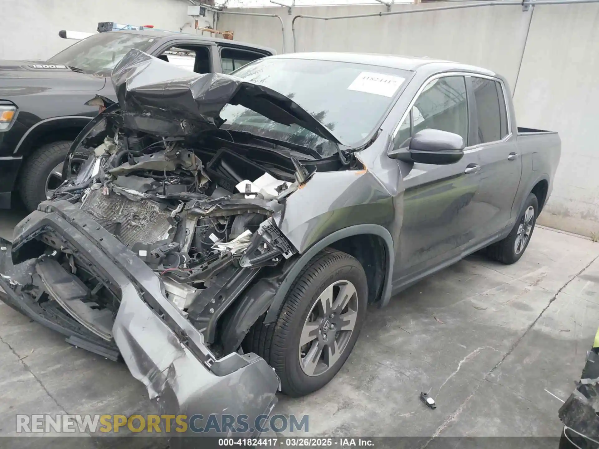 2 Photograph of a damaged car 5FPYK2F64KB007002 HONDA RIDGELINE 2019