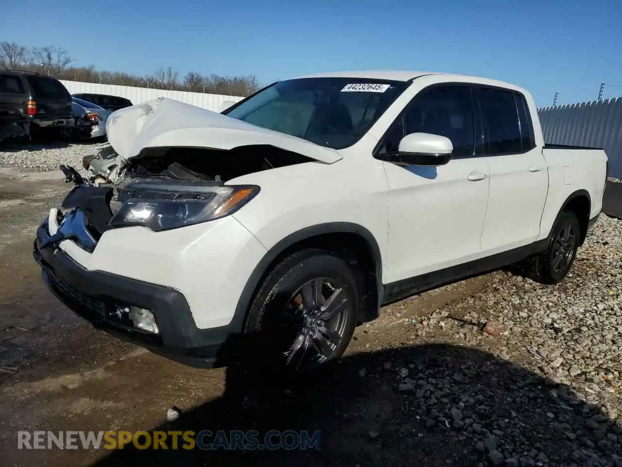 1 Photograph of a damaged car 5FPYK3F17KB044104 HONDA RIDGELINE 2019