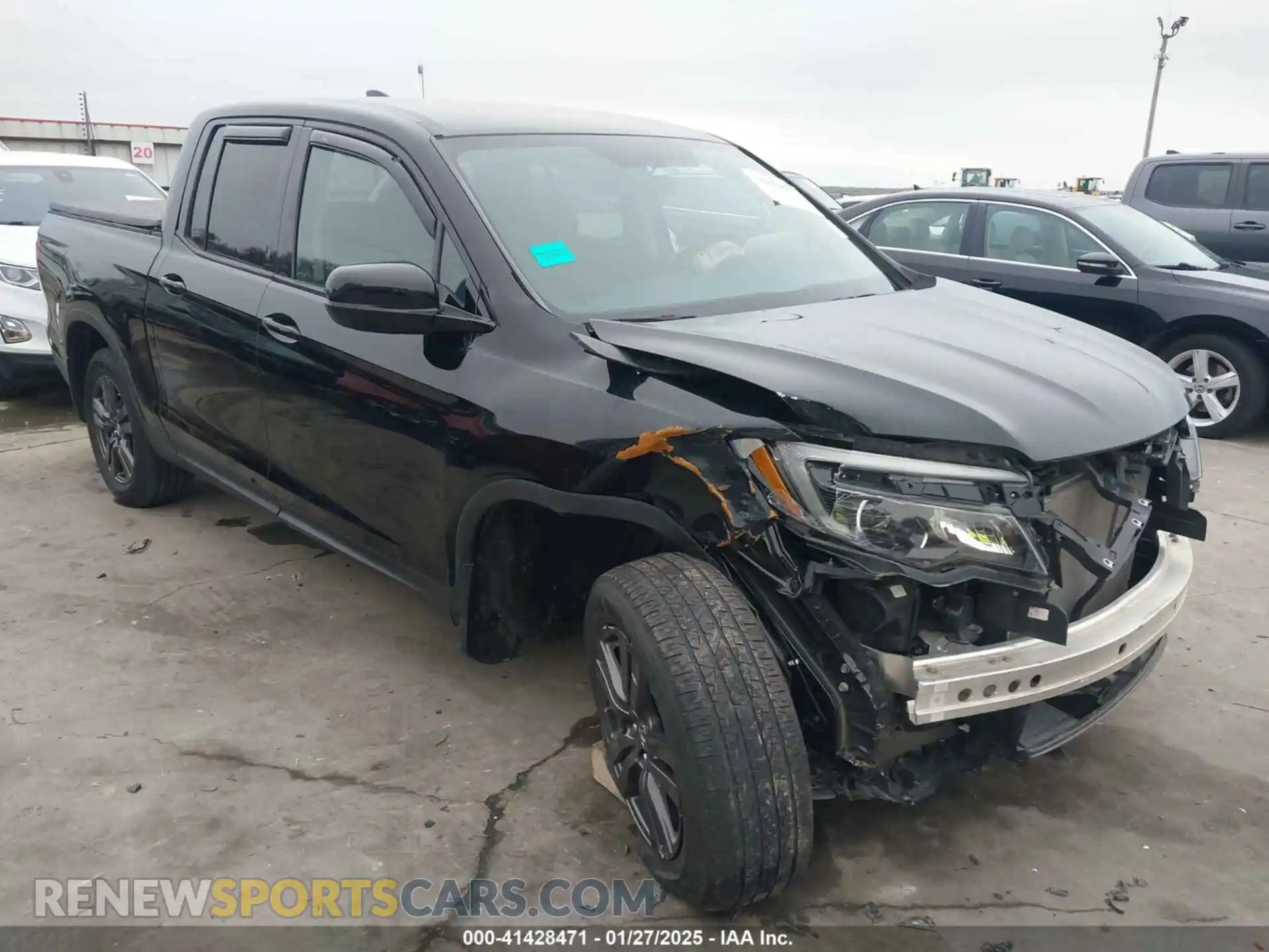 1 Photograph of a damaged car 5FPYK3F18KB026467 HONDA RIDGELINE 2019