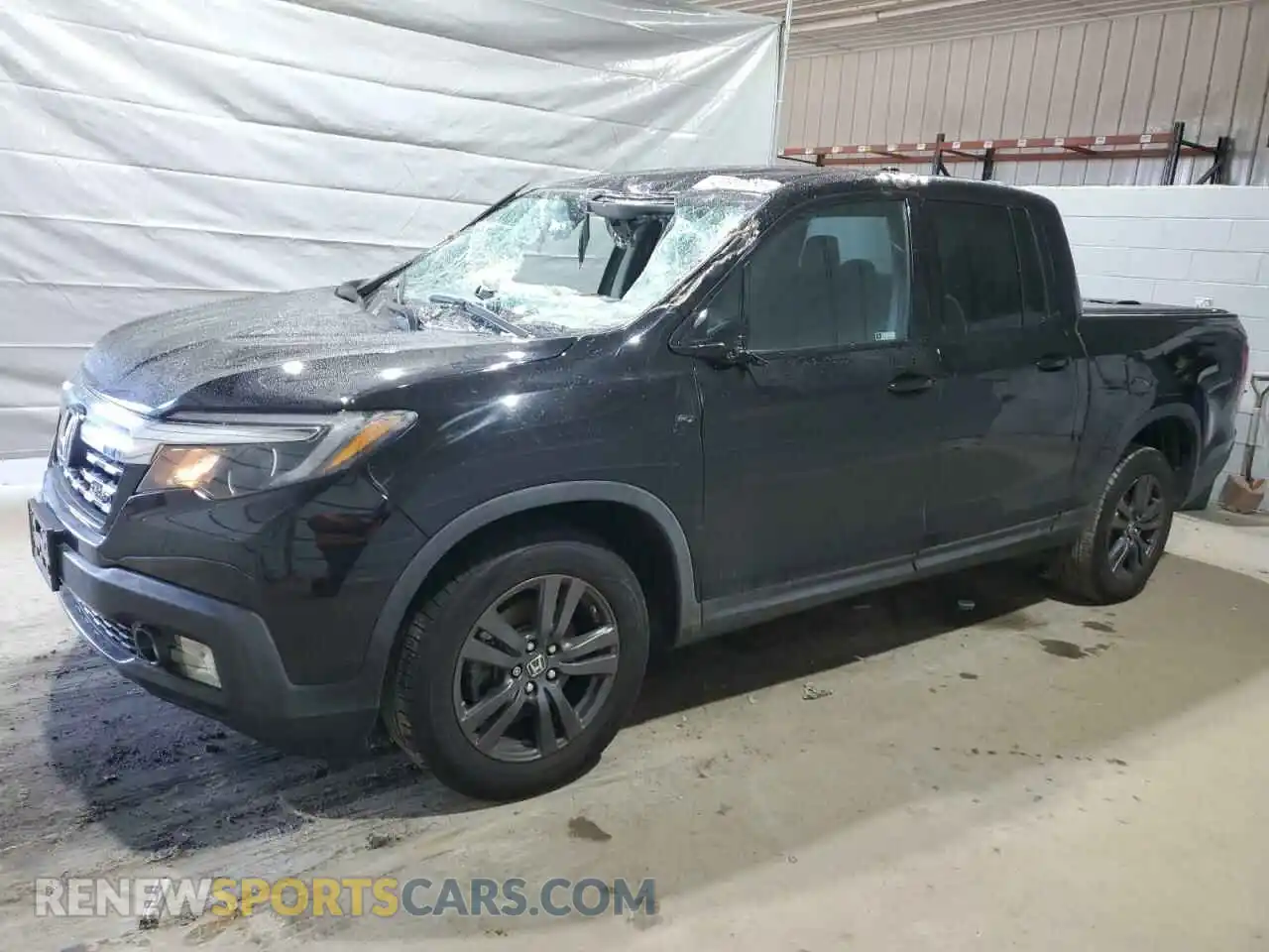 1 Photograph of a damaged car 5FPYK3F19KB041933 HONDA RIDGELINE 2019