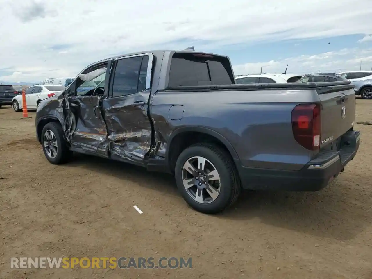 2 Photograph of a damaged car 5FPYK3F55KB005630 HONDA RIDGELINE 2019