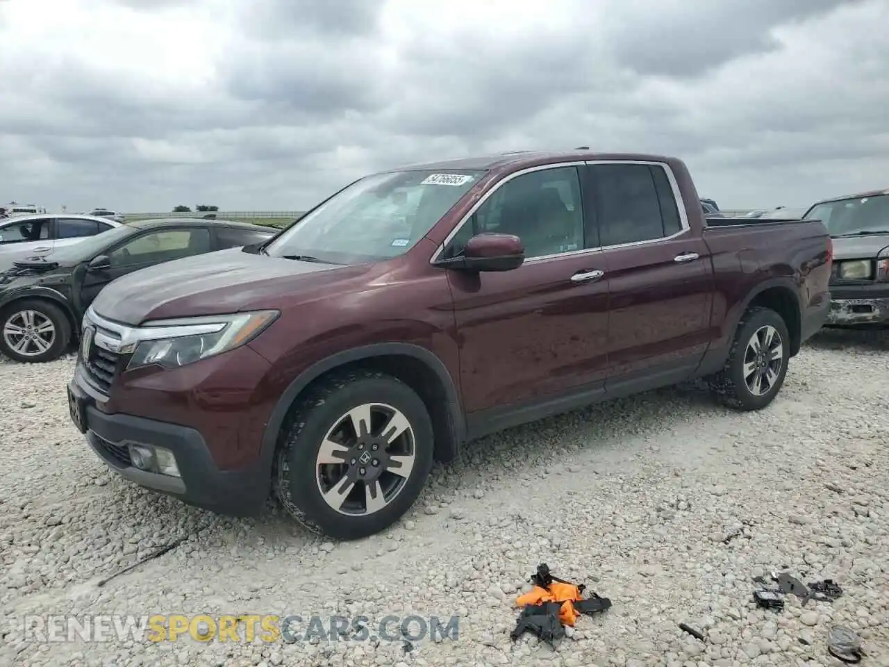 1 Photograph of a damaged car 5FPYK3F70KB002068 HONDA RIDGELINE 2019