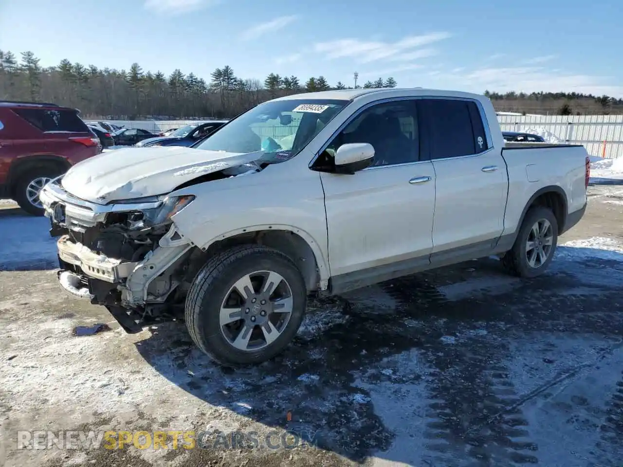 1 Photograph of a damaged car 5FPYK3F73KB005448 HONDA RIDGELINE 2019