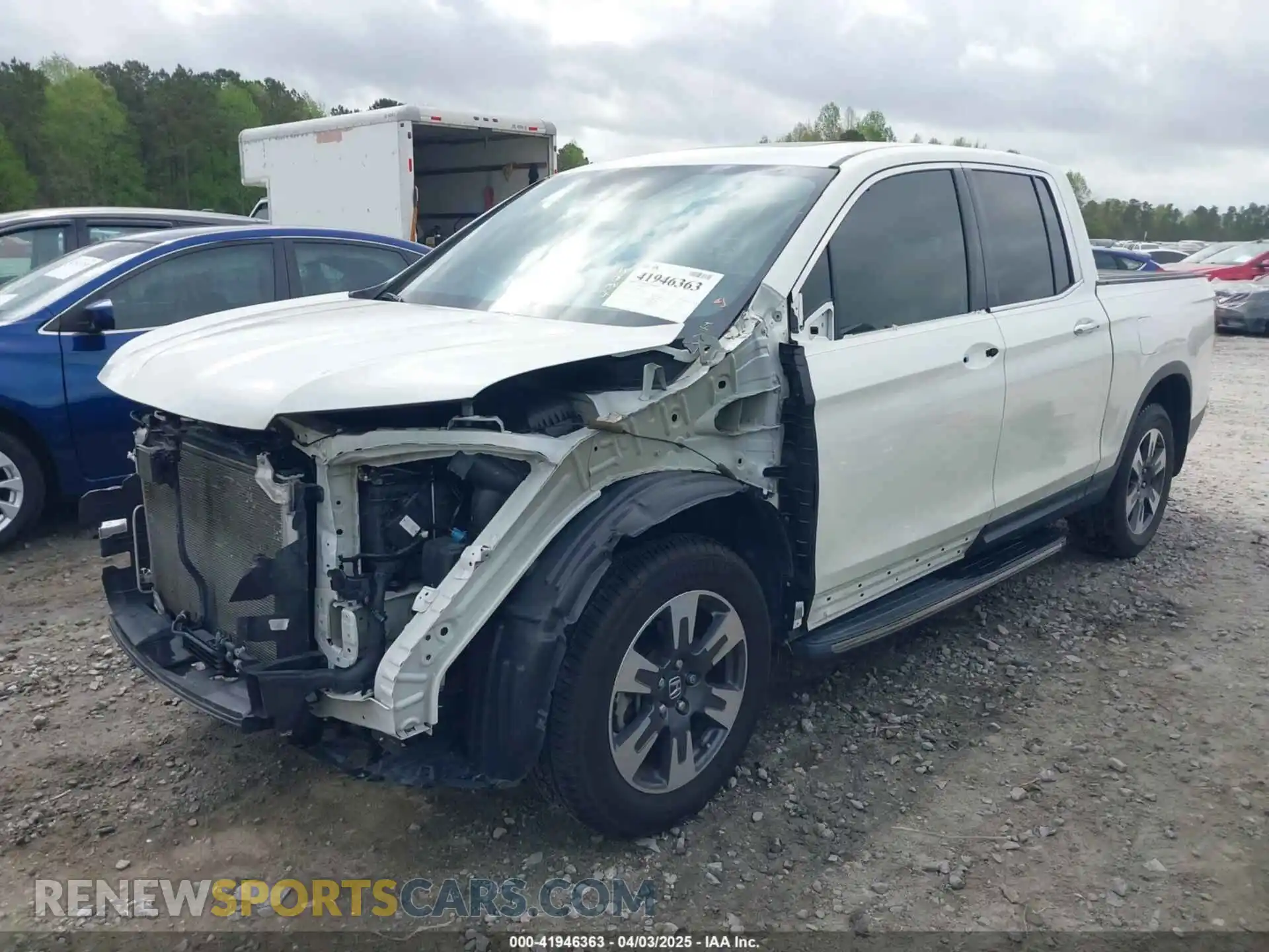 2 Photograph of a damaged car 5FPYK3F78KB018356 HONDA RIDGELINE 2019