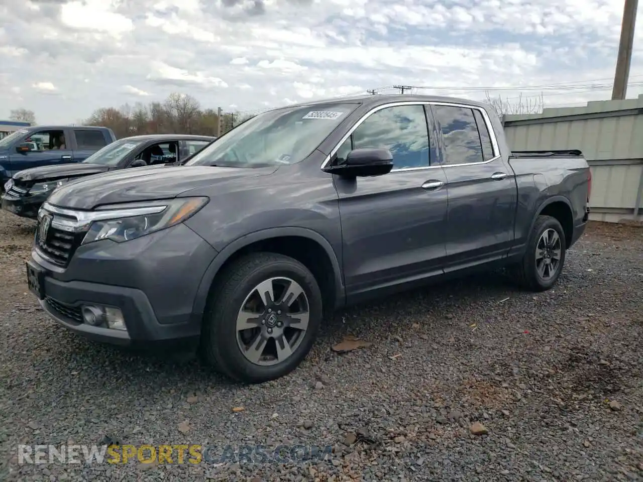 1 Photograph of a damaged car 5FPYK3F7XKB020903 HONDA RIDGELINE 2019