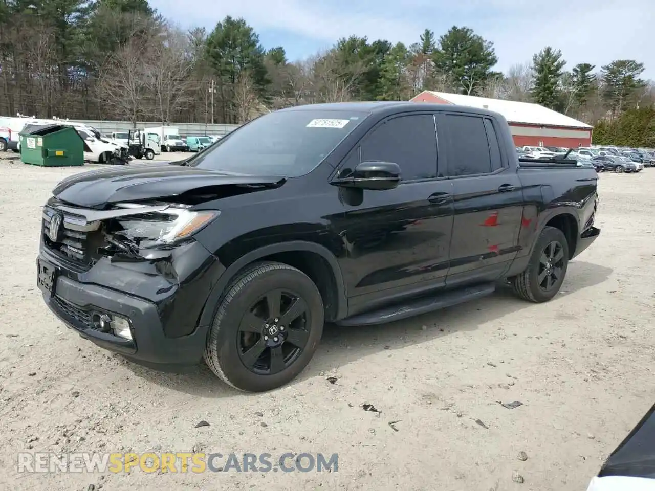 1 Photograph of a damaged car 5FPYK3F83KB009959 HONDA RIDGELINE 2019