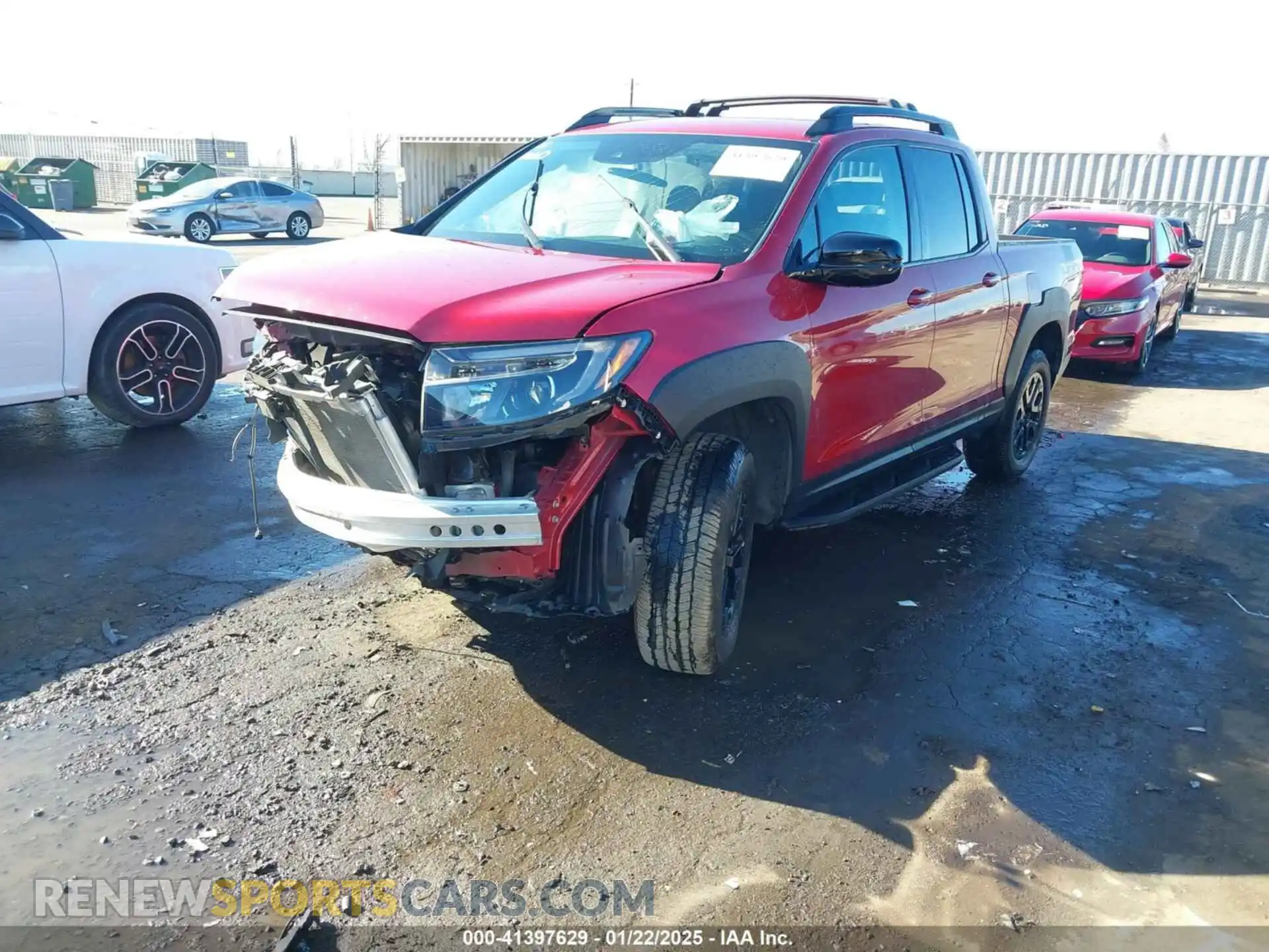 2 Photograph of a damaged car 5FPYK3F10MB001758 HONDA RIDGELINE 2021