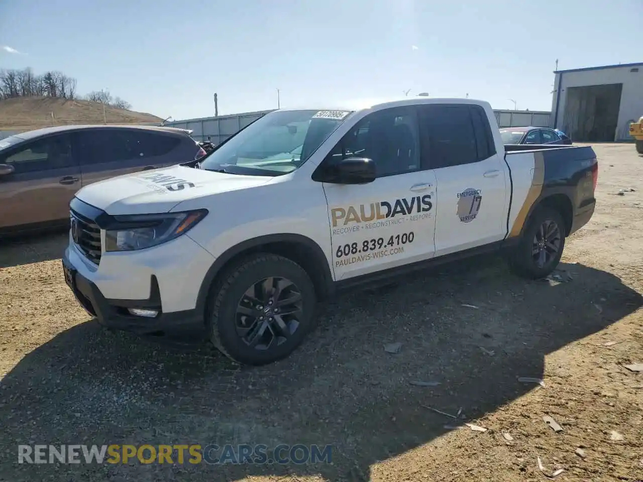 1 Photograph of a damaged car 5FPYK3F13MB002211 HONDA RIDGELINE 2021