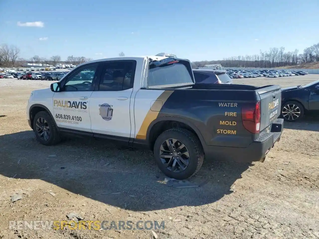 2 Photograph of a damaged car 5FPYK3F13MB002211 HONDA RIDGELINE 2021