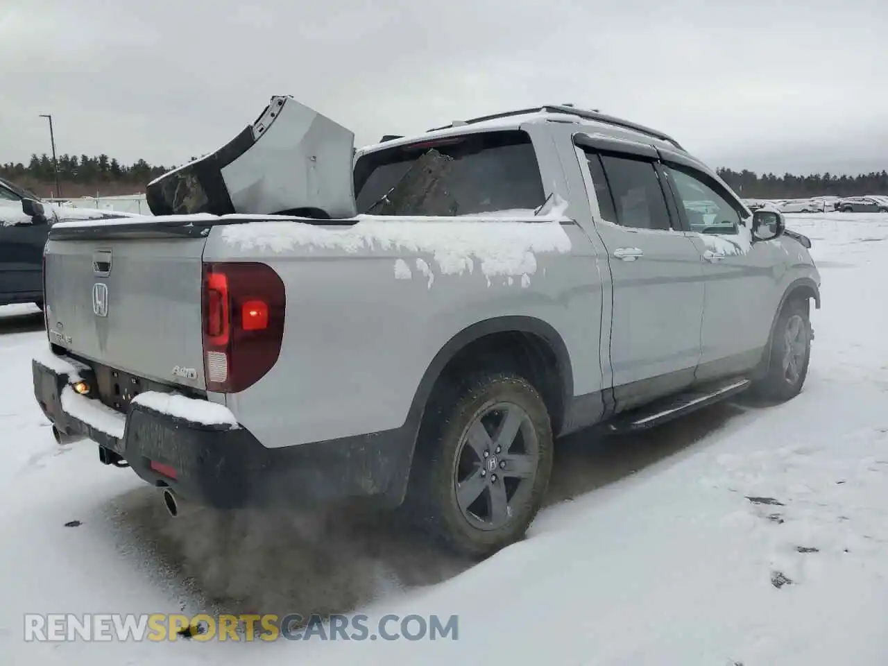 3 Photograph of a damaged car 5FPYK3F74MB021063 HONDA RIDGELINE 2021