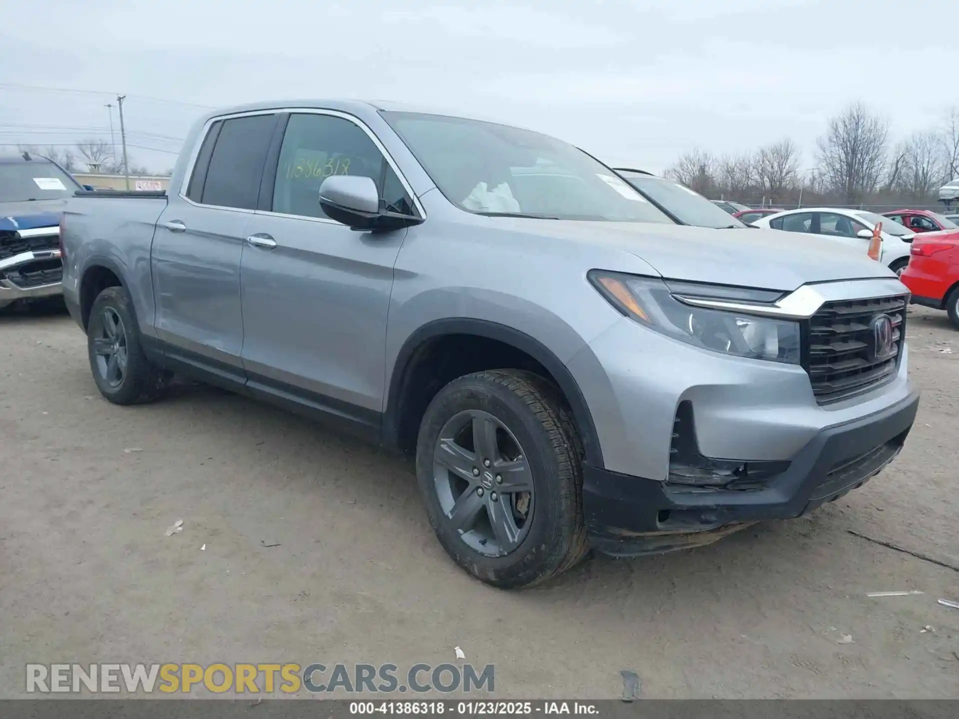 1 Photograph of a damaged car 5FPYK3F79MB010091 HONDA RIDGELINE 2021