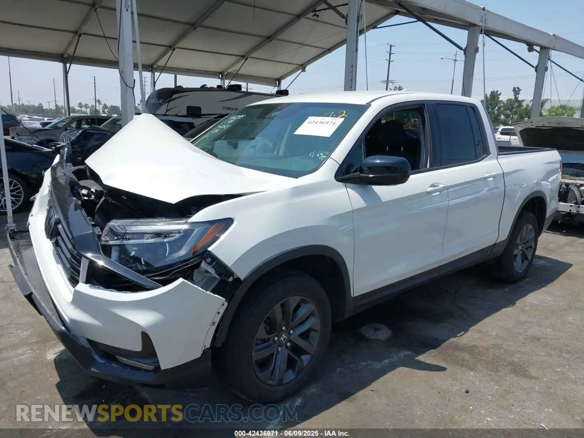 2 fotografías del automóvil dañado 5FPYK3F12PB024172 HONDA RIDGELINE 2023