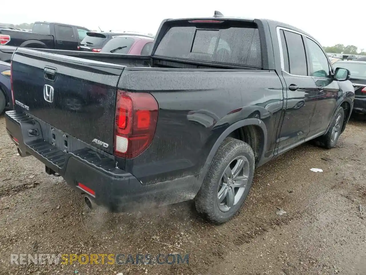 3 fotografías del automóvil dañado 5FPYK3F59PB001216 HONDA RIDGELINE 2023