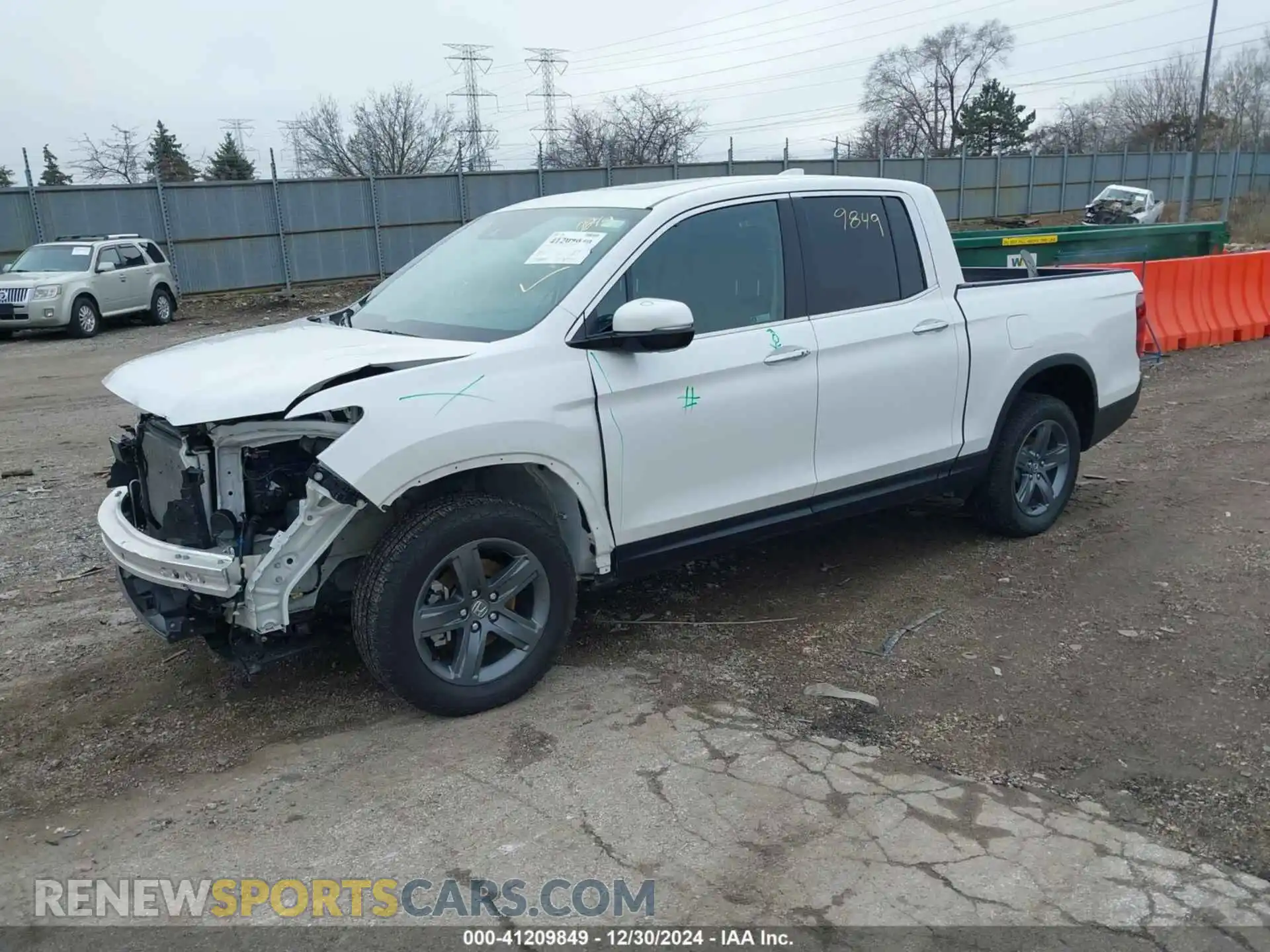 2 Photograph of a damaged car 5FPYK3F73PB013699 HONDA RIDGELINE 2023