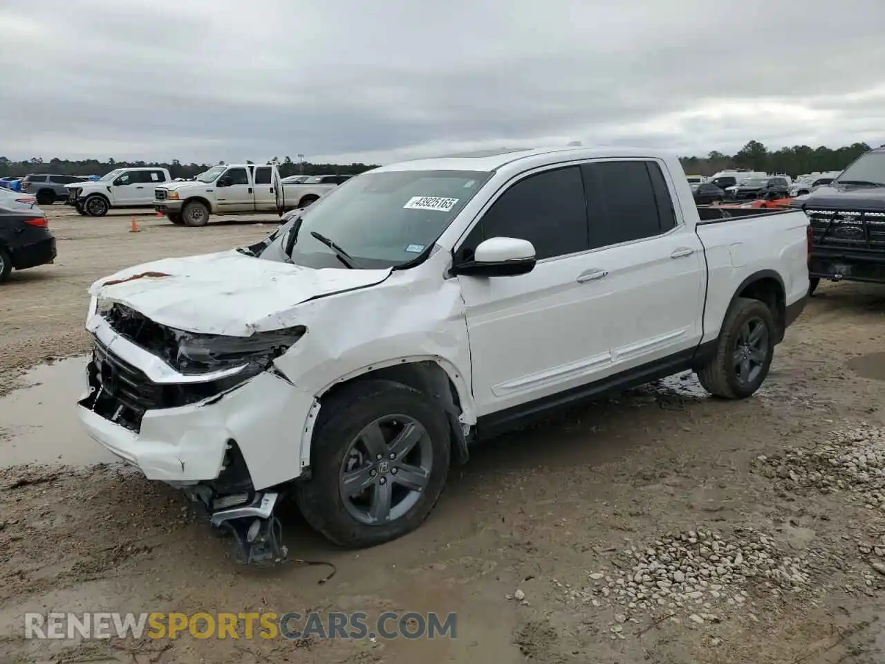 1 Photograph of a damaged car 5FPYK3F73PB040367 HONDA RIDGELINE 2023