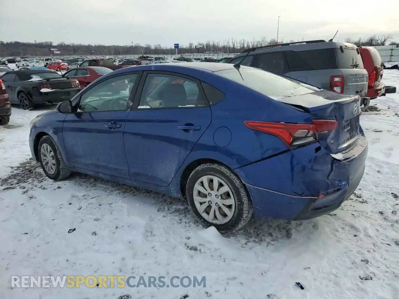 2 Photograph of a damaged car 3KPC24A31KE050357 HYUNDAI ACCENT 2019