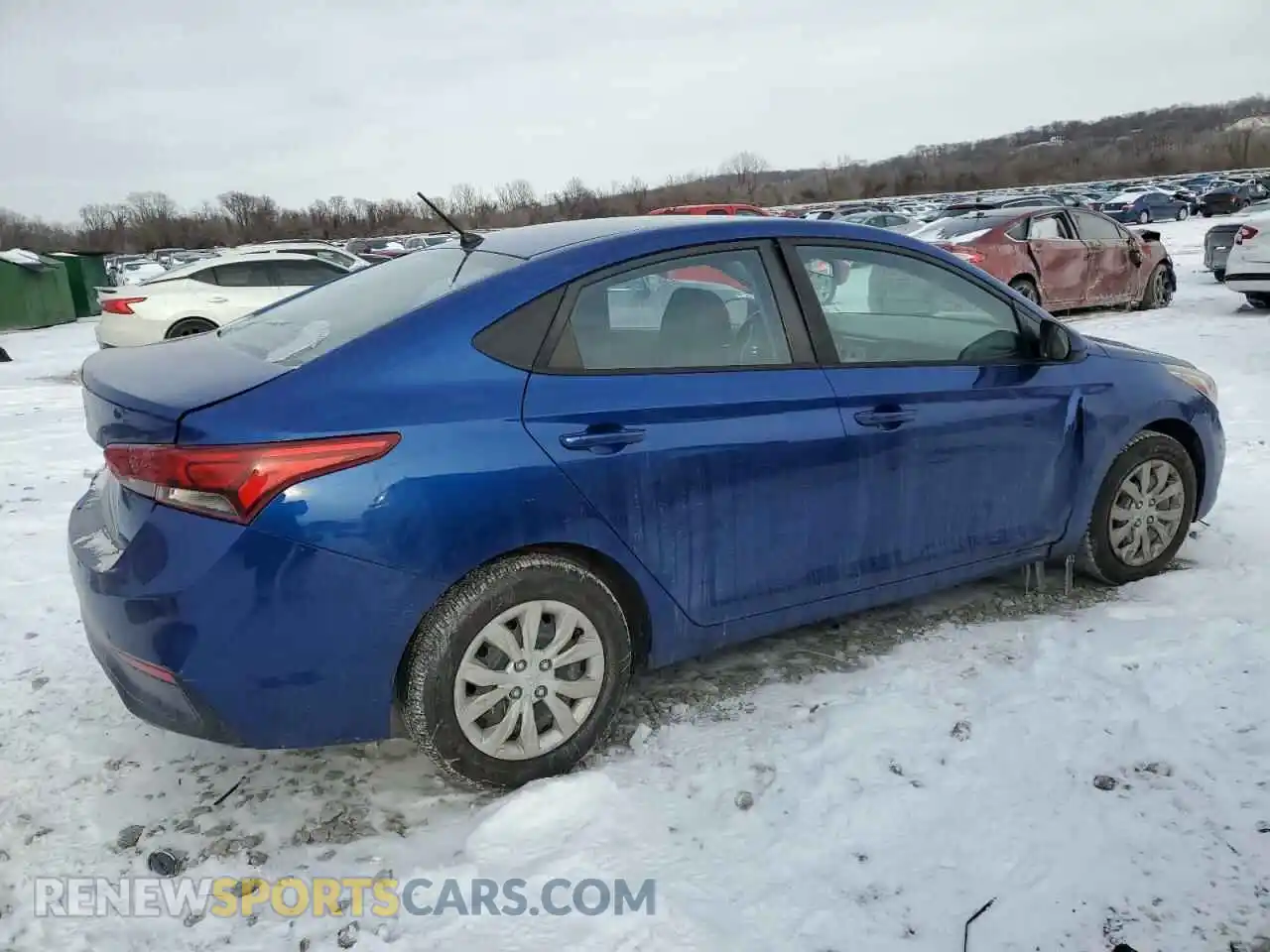 3 Photograph of a damaged car 3KPC24A31KE050357 HYUNDAI ACCENT 2019