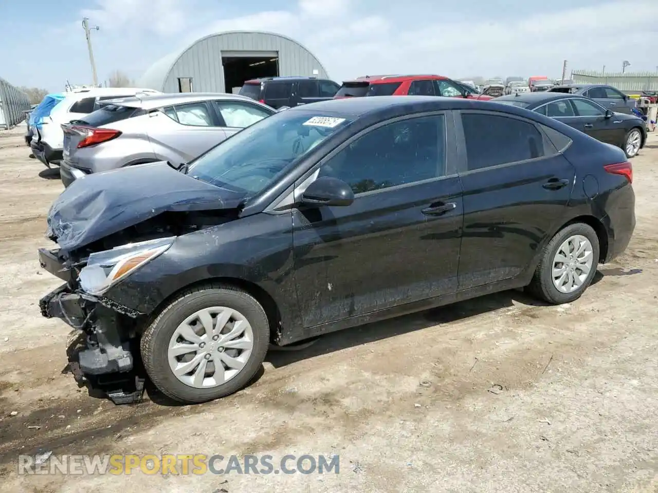 1 Photograph of a damaged car 3KPC24A33KE084882 HYUNDAI ACCENT 2019