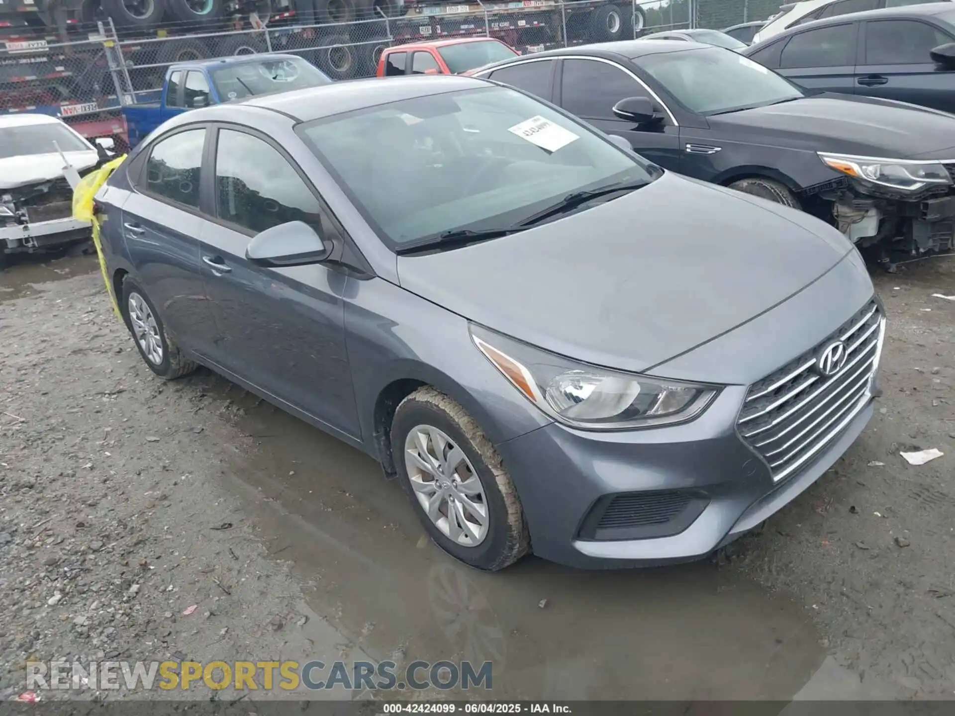 1 fotografías del automóvil dañado 3KPC24A35KE048014 HYUNDAI ACCENT 2019