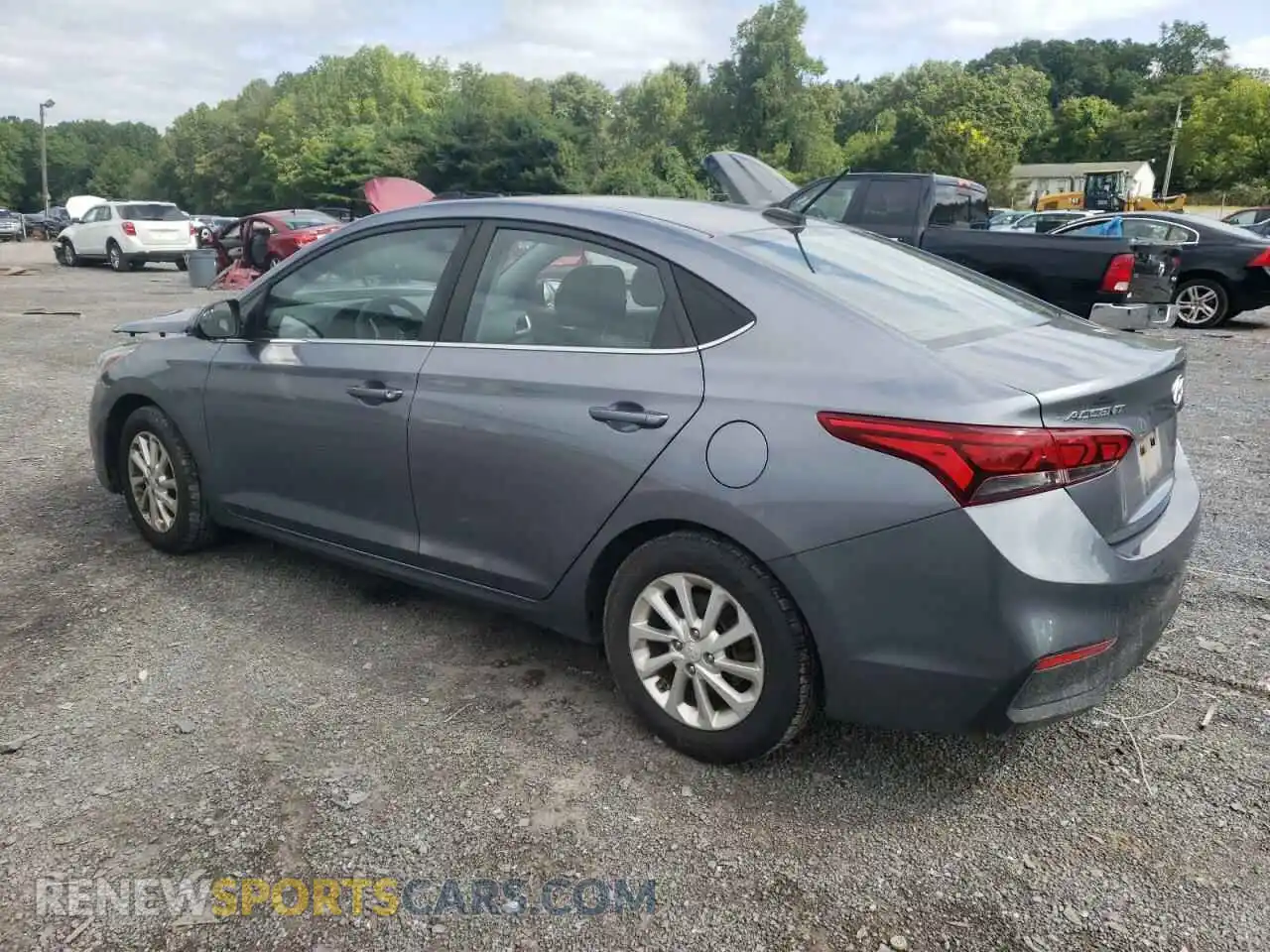 2 Photograph of a damaged car 3KPC24A37KE044806 HYUNDAI ACCENT 2019