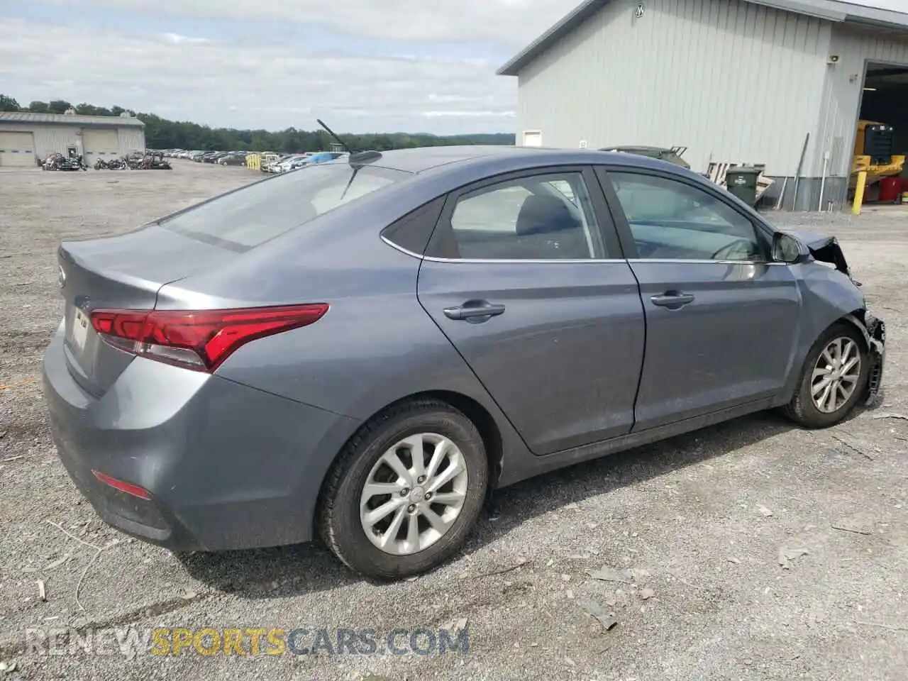3 Photograph of a damaged car 3KPC24A37KE044806 HYUNDAI ACCENT 2019