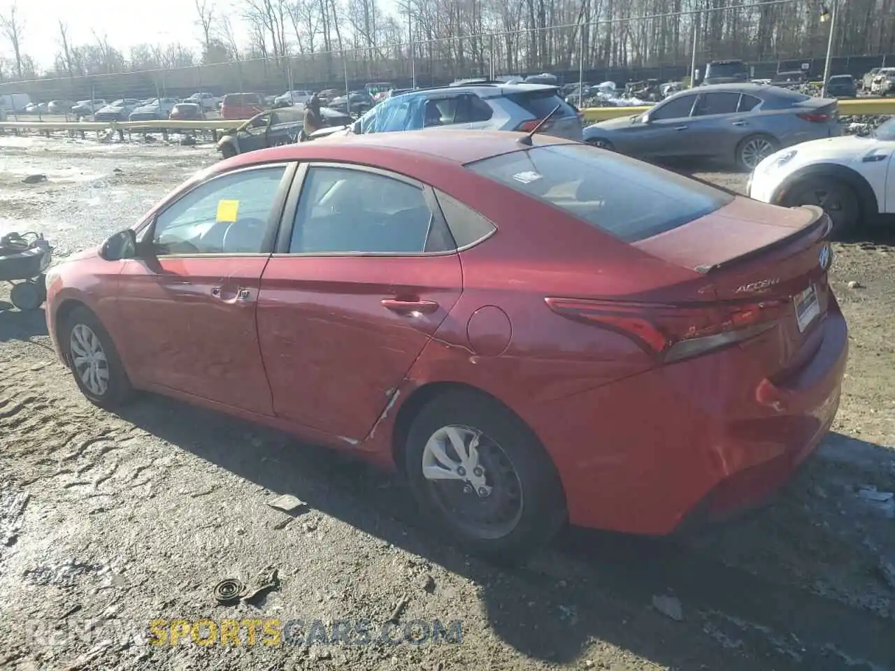 2 Photograph of a damaged car 3KPC24A3XKE065679 HYUNDAI ACCENT 2019