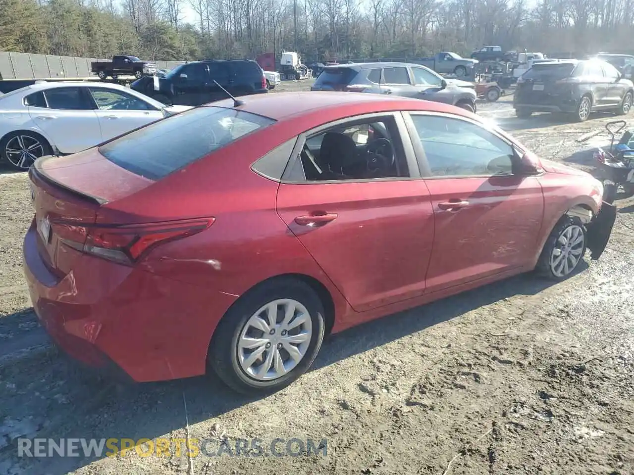 3 Photograph of a damaged car 3KPC24A3XKE065679 HYUNDAI ACCENT 2019