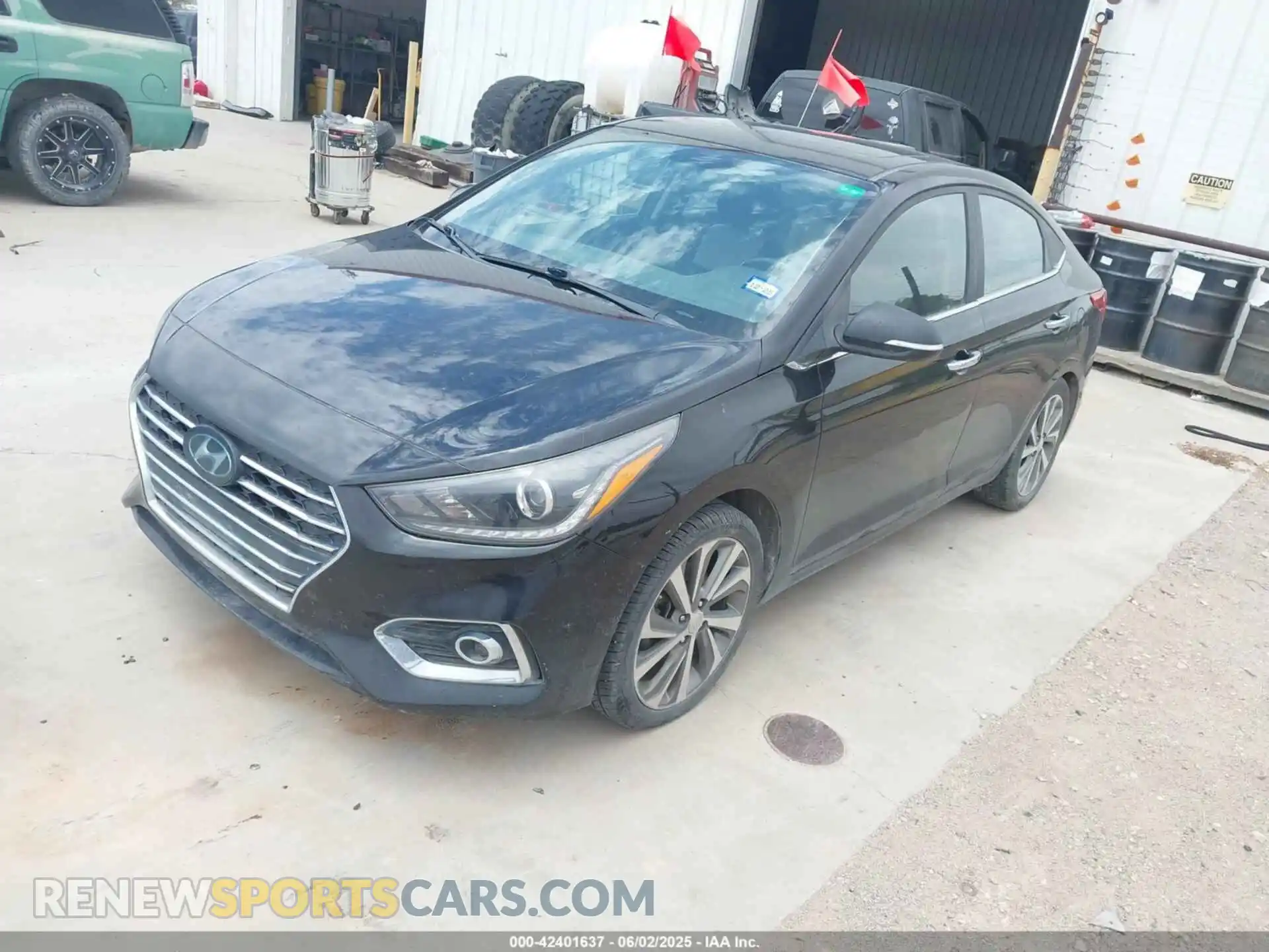 2 Photograph of a damaged car 3KPC34A39KE051348 HYUNDAI ACCENT 2019