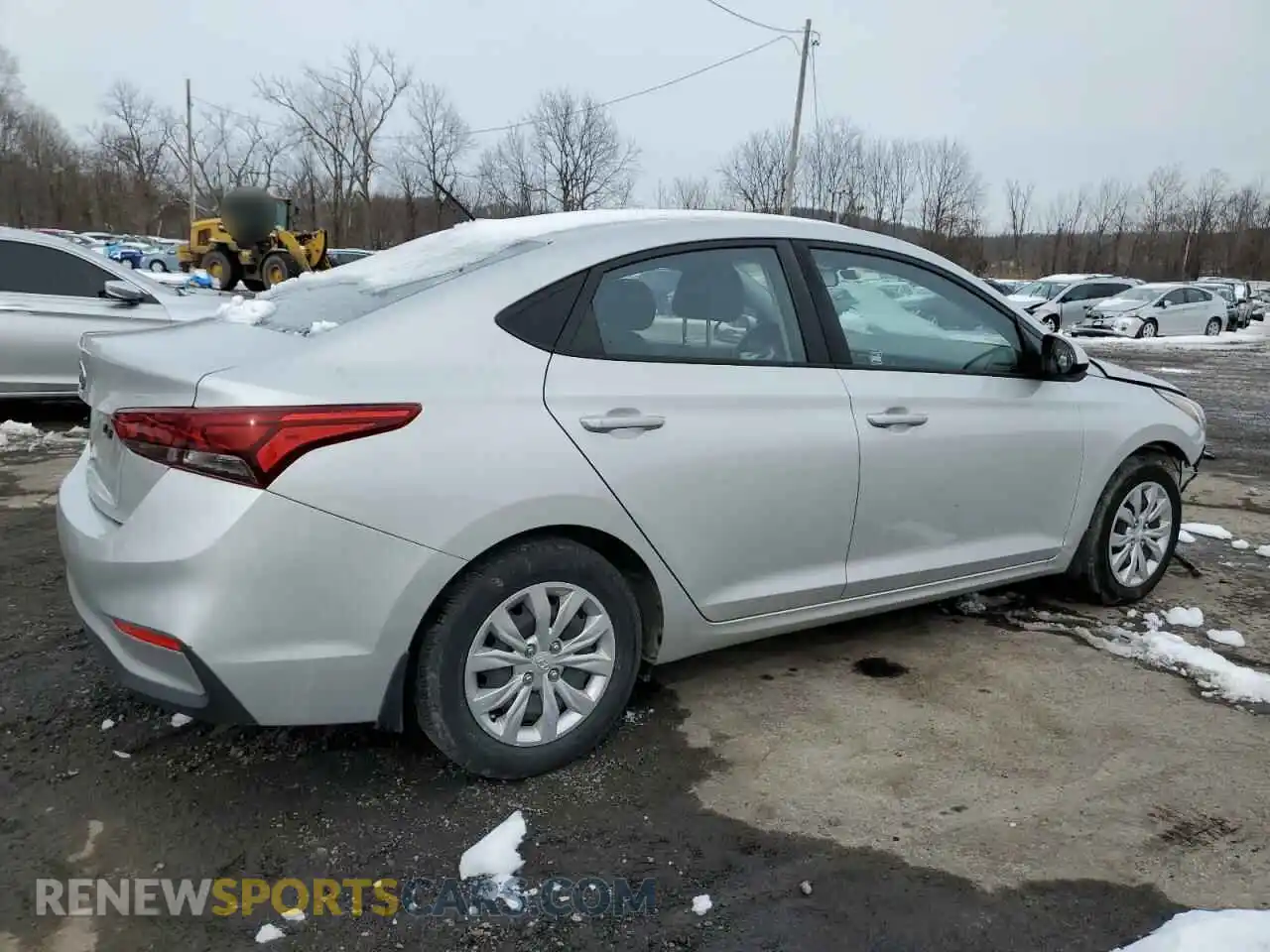 3 Photograph of a damaged car 3KPC24A60LE103349 HYUNDAI ACCENT 2020