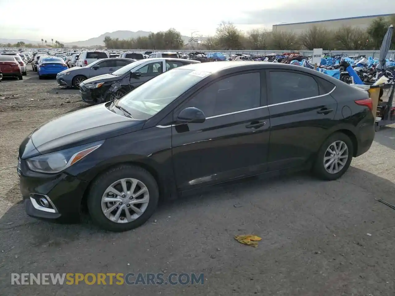 1 Photograph of a damaged car 3KPC24A60LE104663 HYUNDAI ACCENT 2020