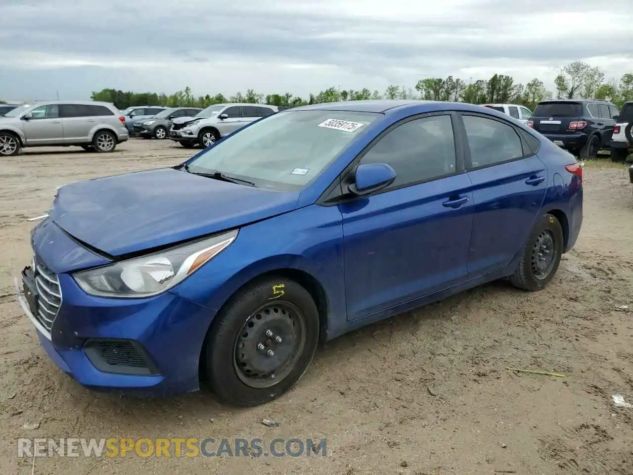 1 Photograph of a damaged car 3KPC24A60LE121883 HYUNDAI ACCENT 2020
