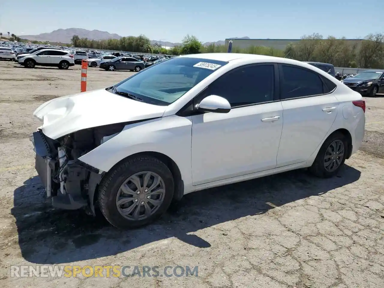 1 Photograph of a damaged car 3KPC24A61LE092863 HYUNDAI ACCENT 2020