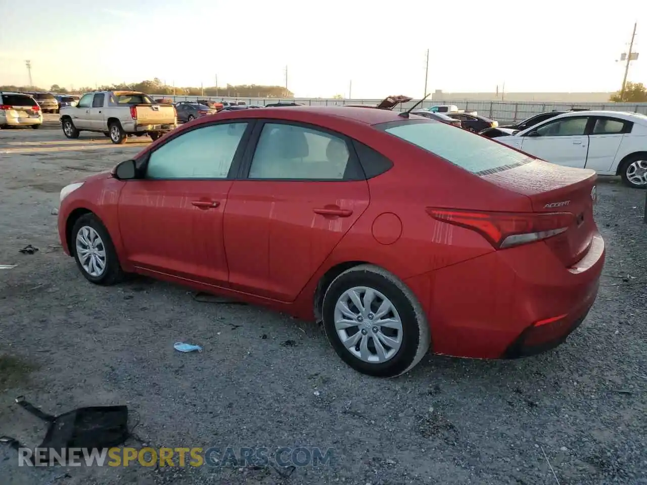 2 Photograph of a damaged car 3KPC24A61LE094161 HYUNDAI ACCENT 2020