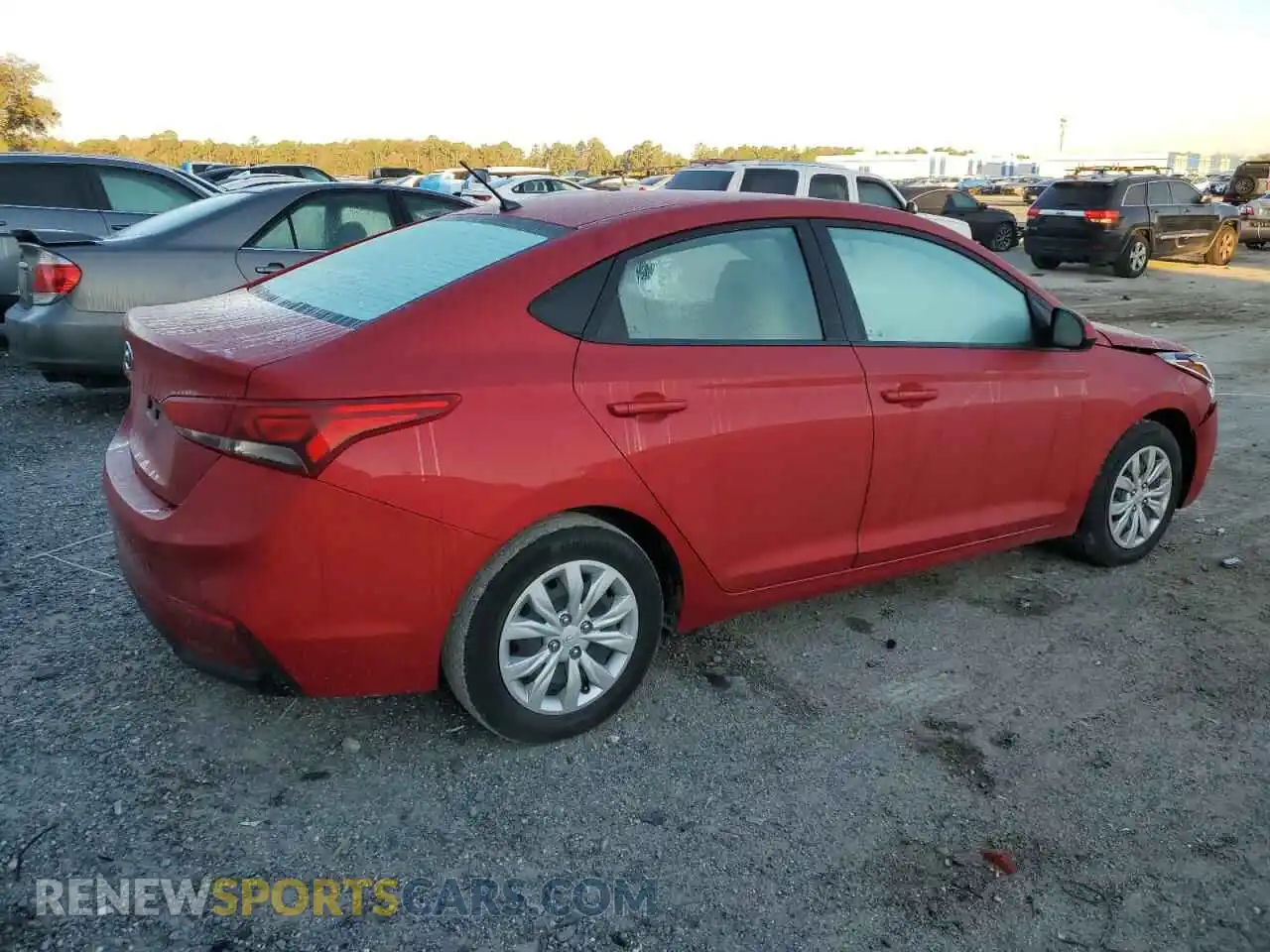 3 Photograph of a damaged car 3KPC24A61LE094161 HYUNDAI ACCENT 2020
