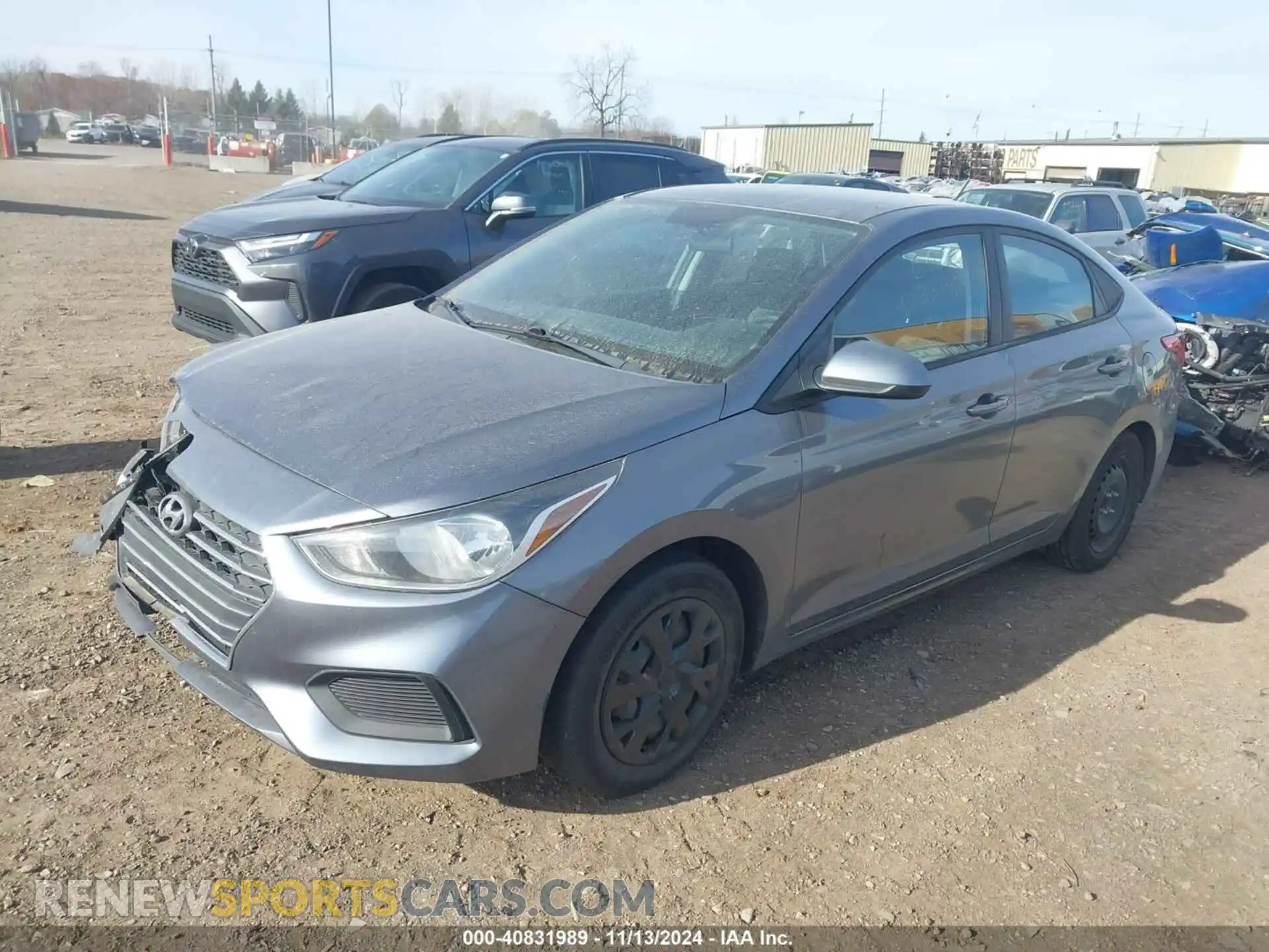 2 Photograph of a damaged car 3KPC24A63LE096364 HYUNDAI ACCENT 2020