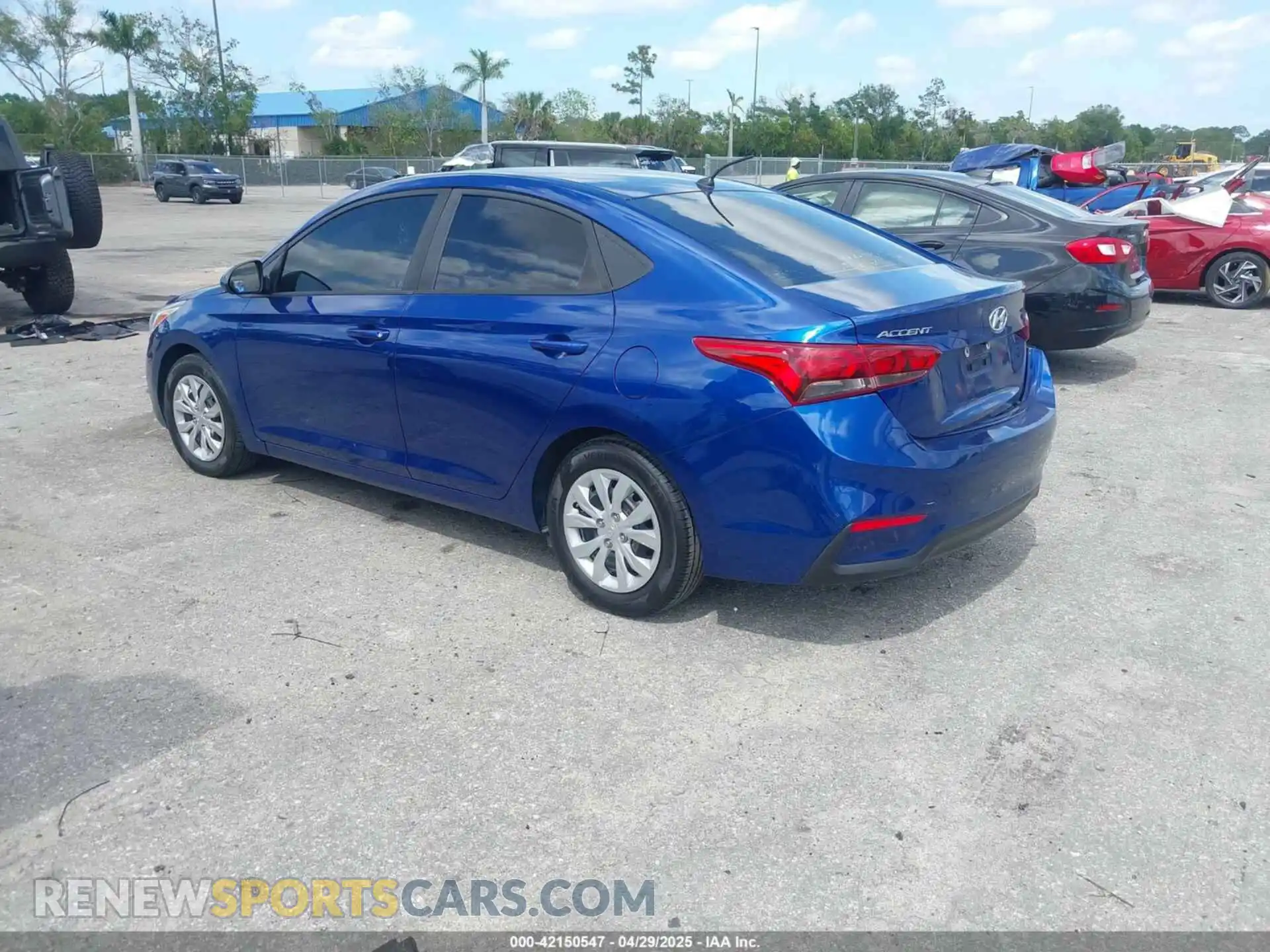 3 fotografías del automóvil dañado 3KPC24A63LE114006 HYUNDAI ACCENT 2020