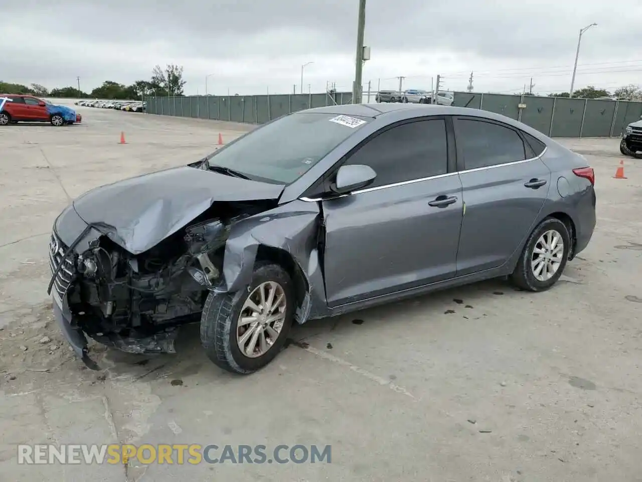 1 fotografías del automóvil dañado 3KPC24A66LE111844 HYUNDAI ACCENT 2020