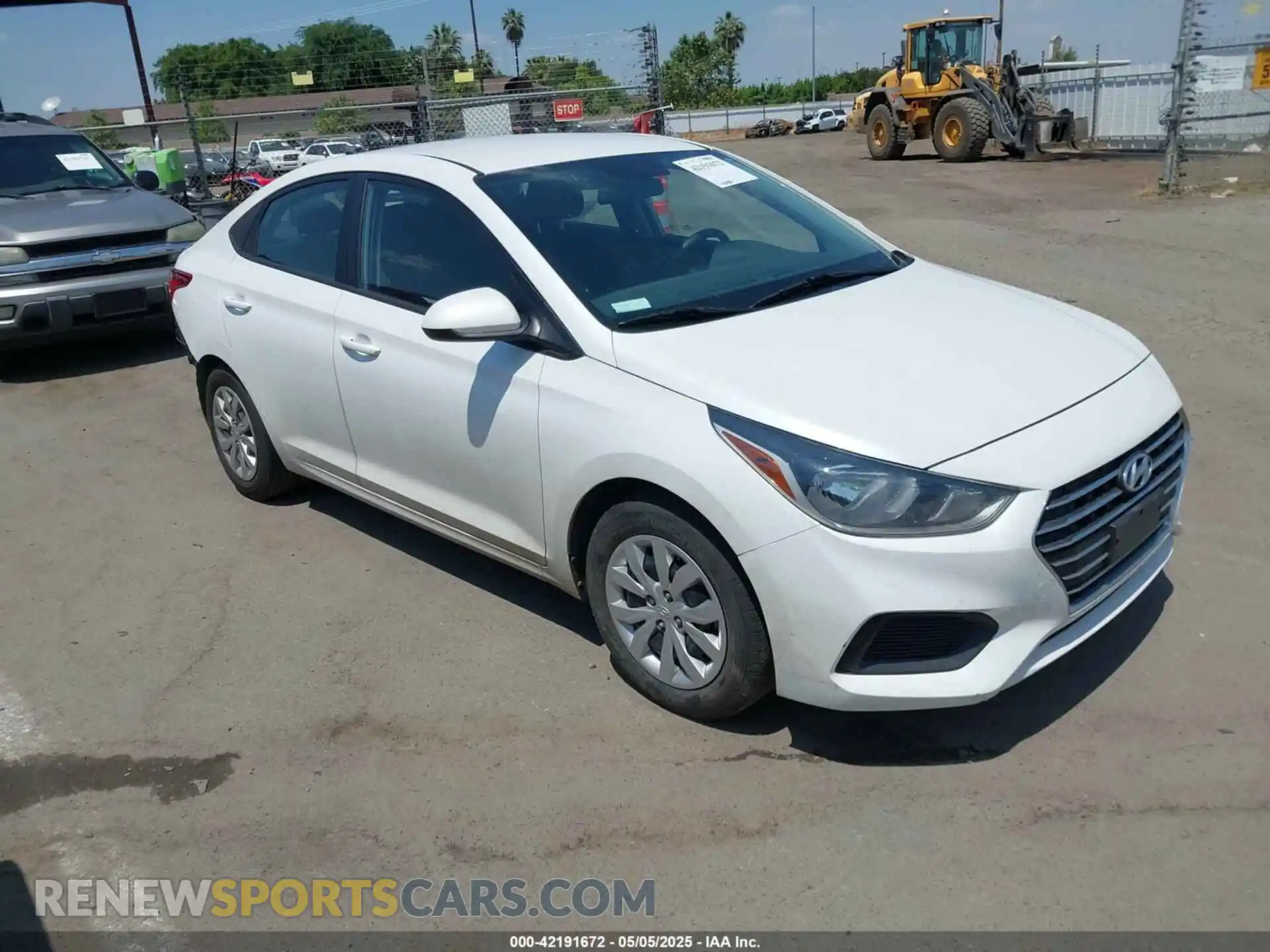 1 Photograph of a damaged car 3KPC24A67LE092950 HYUNDAI ACCENT 2020