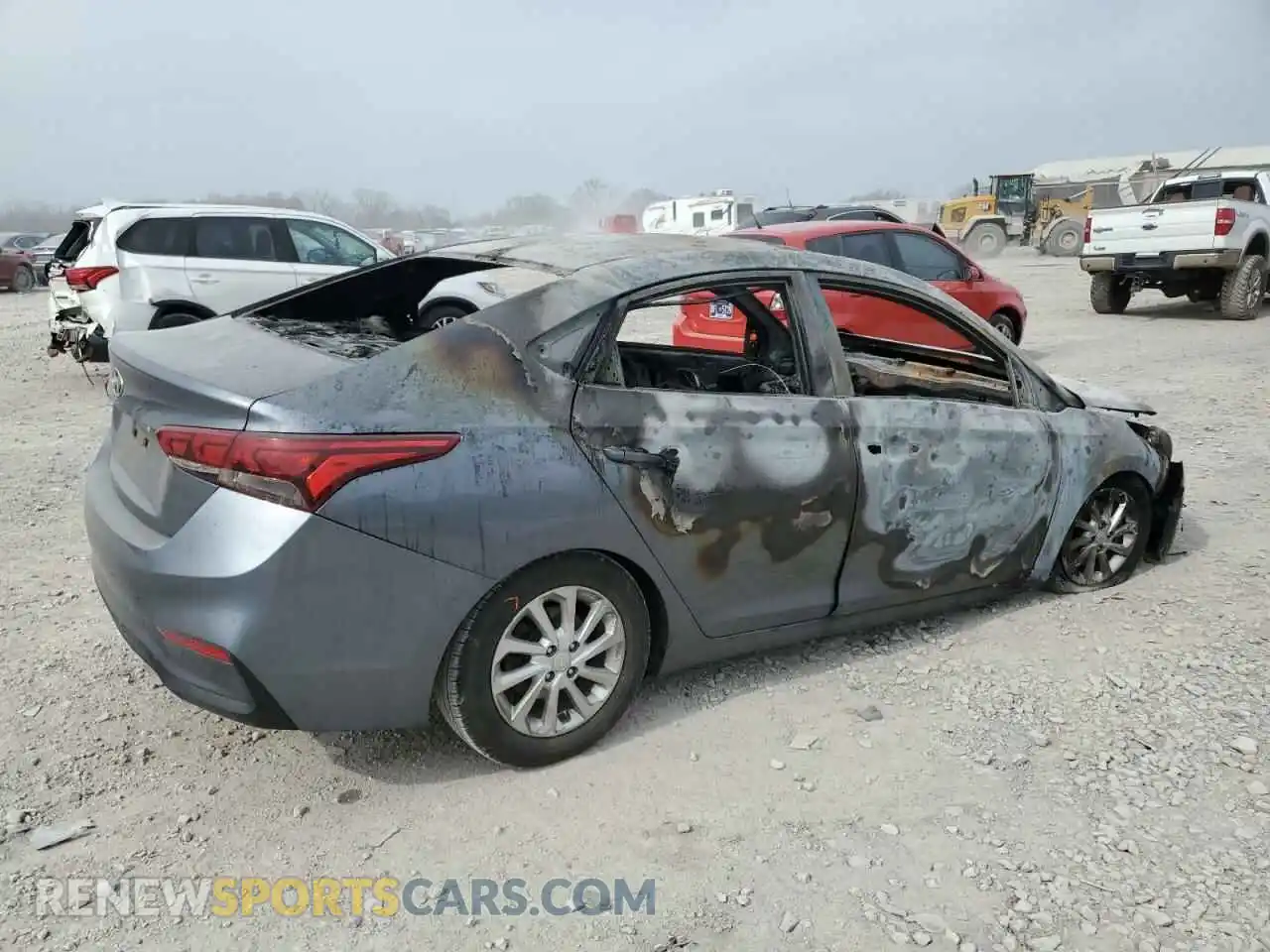 3 Photograph of a damaged car 3KPC24A67LE095265 HYUNDAI ACCENT 2020