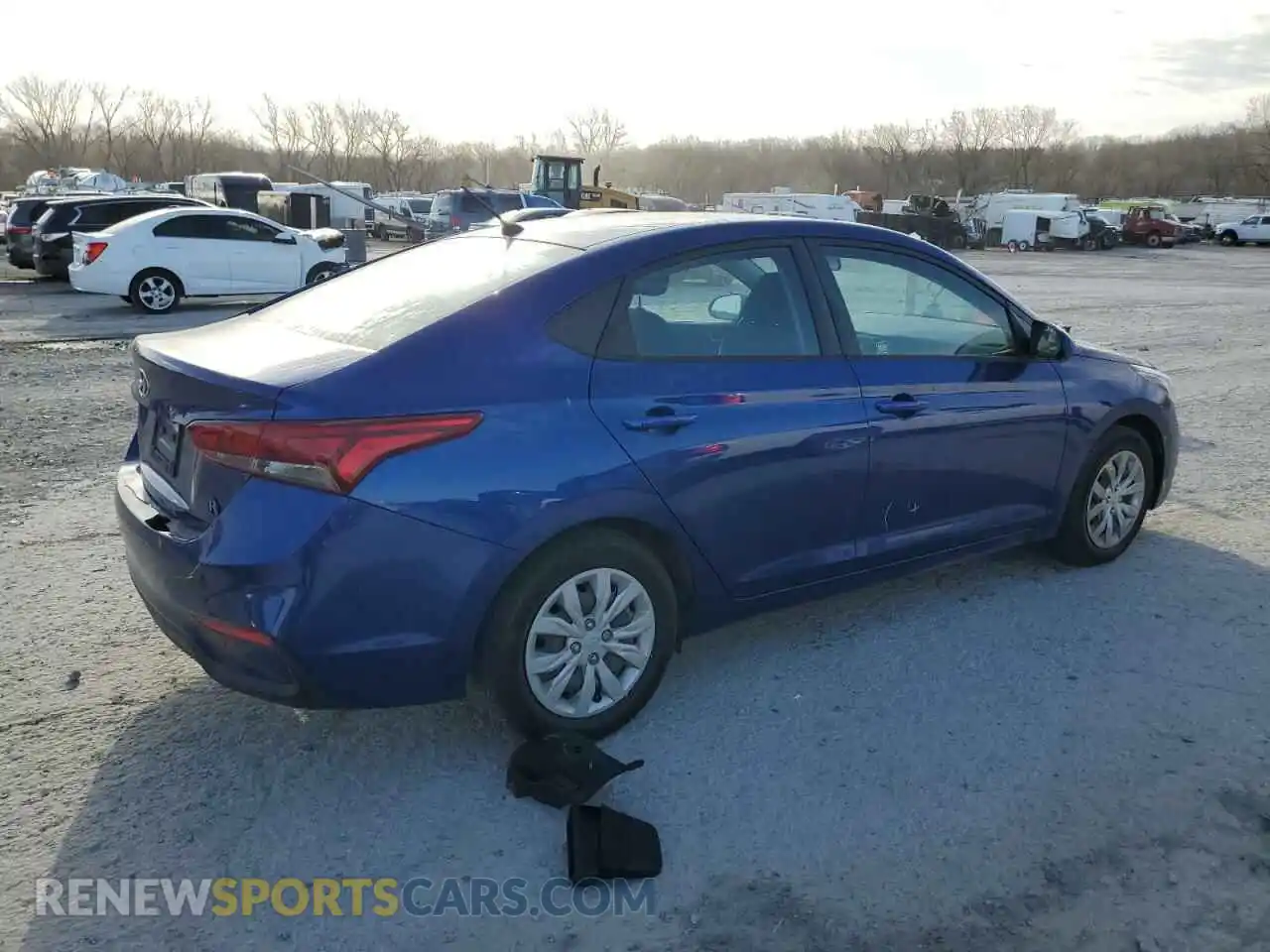 3 Photograph of a damaged car 3KPC24A67LE096612 HYUNDAI ACCENT 2020