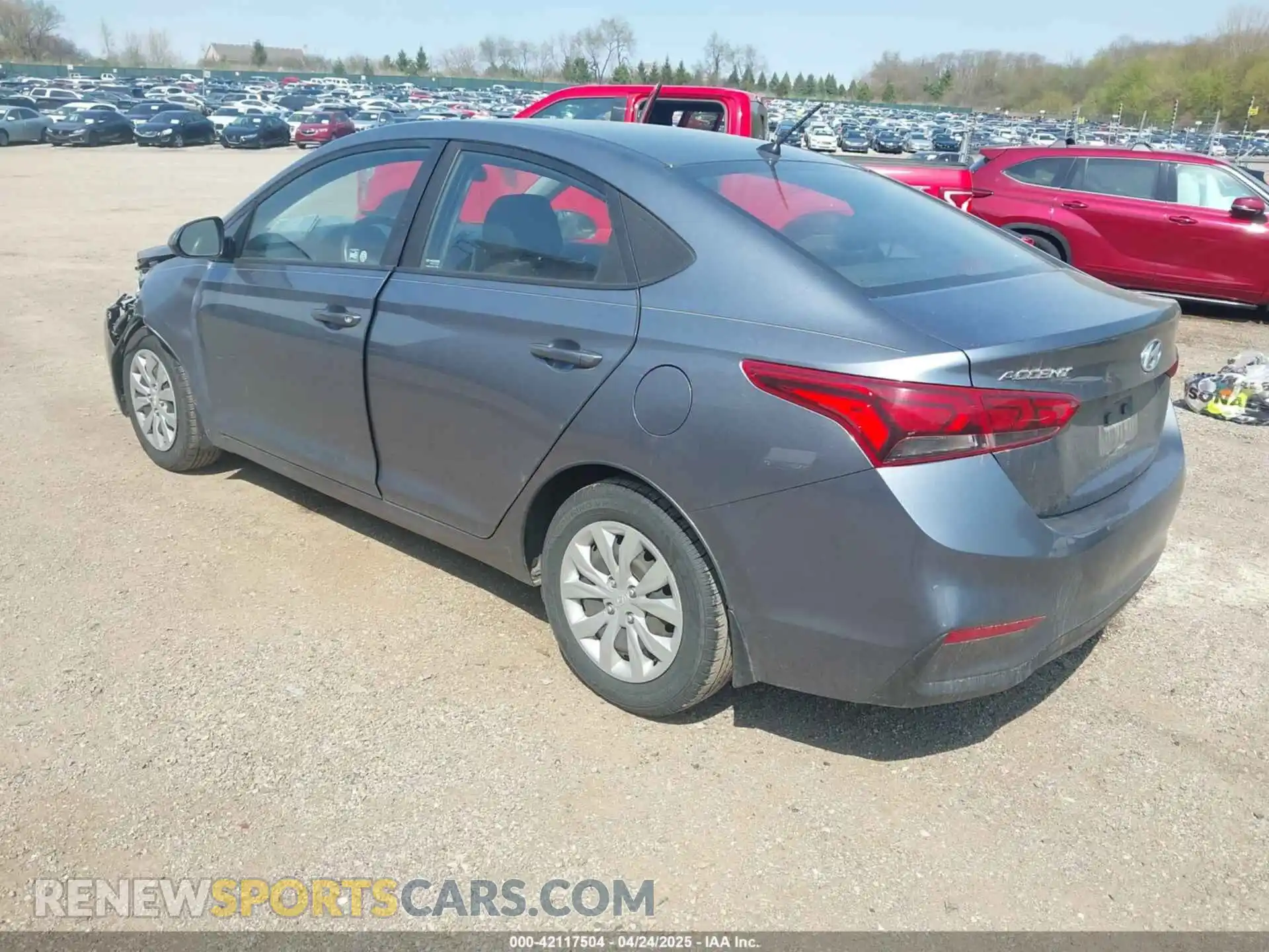 3 Photograph of a damaged car 3KPC24A67LE123713 HYUNDAI ACCENT 2020