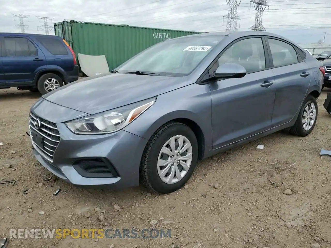 1 Photograph of a damaged car 3KPC24A68LE092388 HYUNDAI ACCENT 2020