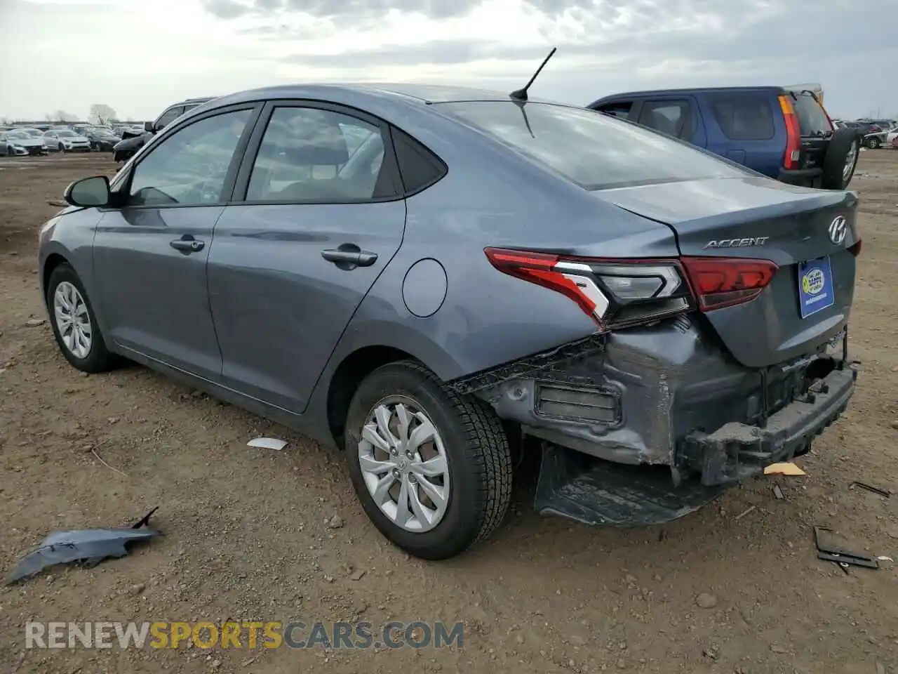 2 Photograph of a damaged car 3KPC24A68LE092388 HYUNDAI ACCENT 2020