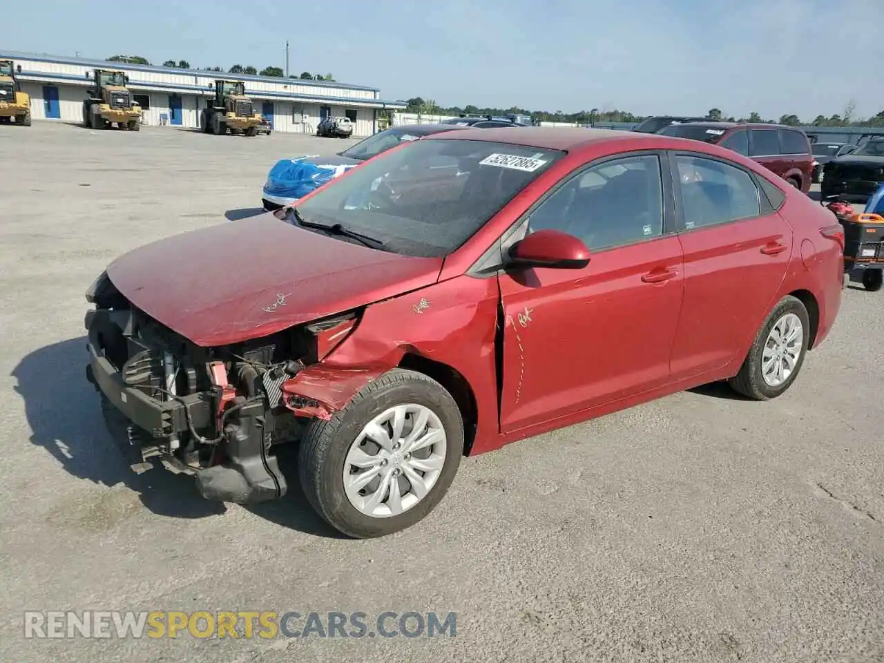 1 Photograph of a damaged car 3KPC24A68LE113014 HYUNDAI ACCENT 2020