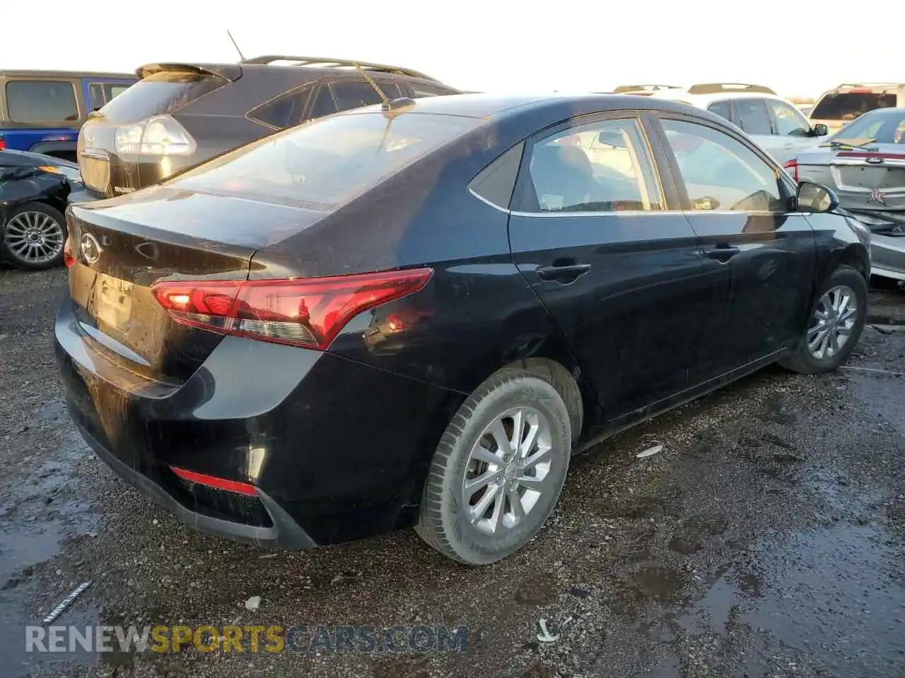 3 Photograph of a damaged car 3KPC24A69LE095459 HYUNDAI ACCENT 2020