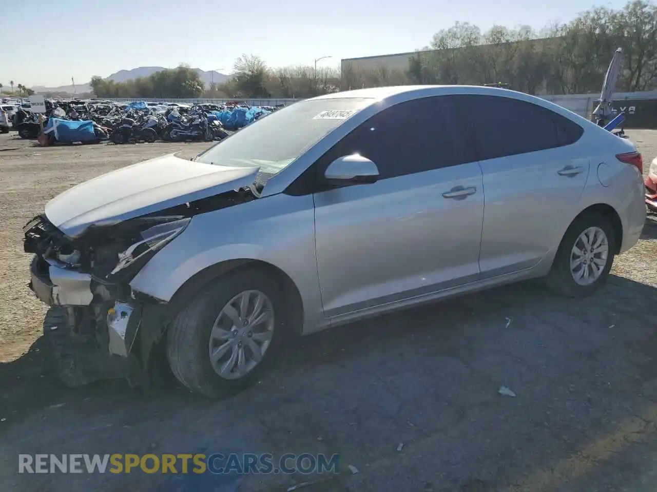 1 Photograph of a damaged car 3KPC24A69LE098961 HYUNDAI ACCENT 2020