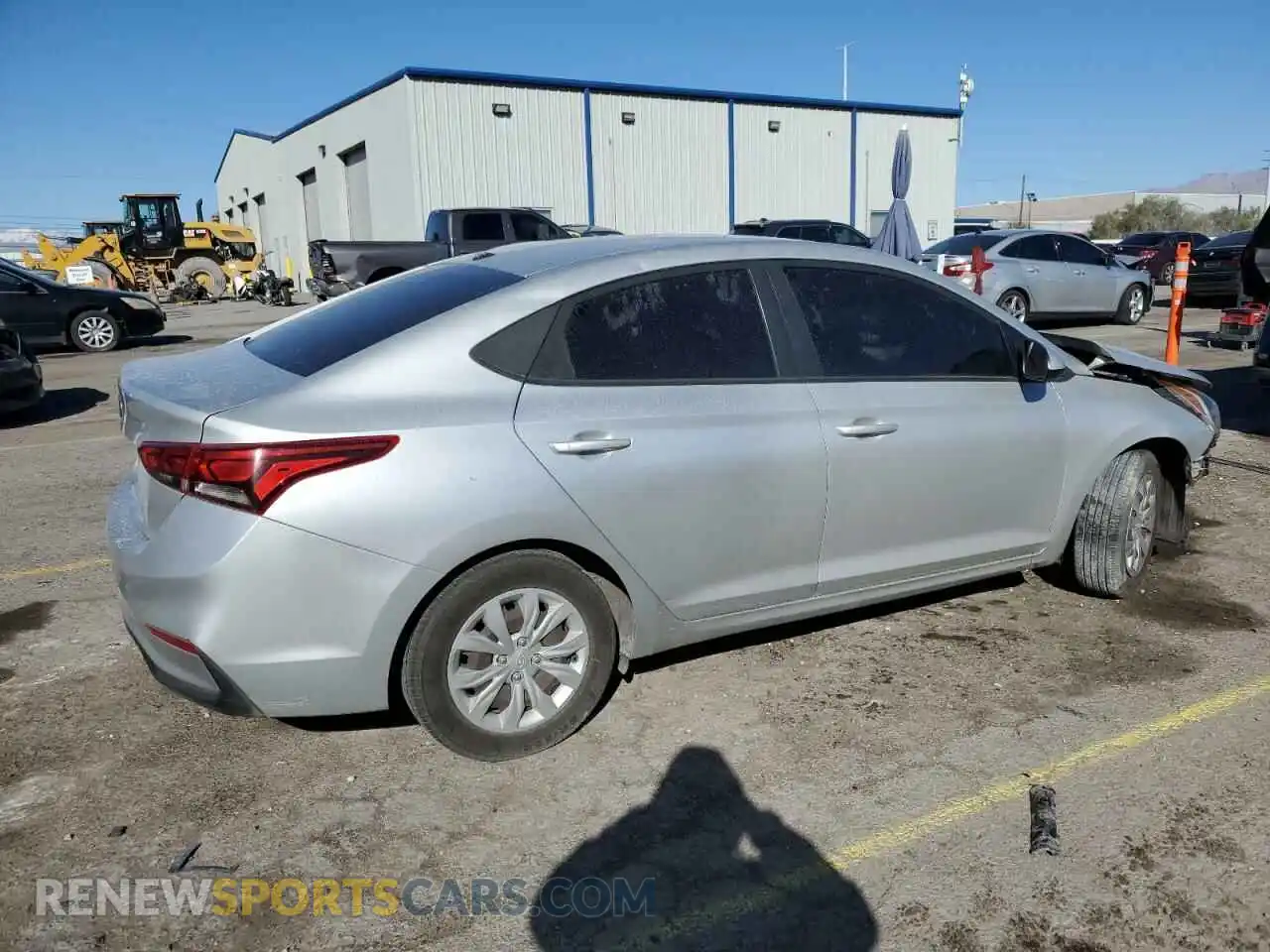 3 Photograph of a damaged car 3KPC24A69LE098961 HYUNDAI ACCENT 2020