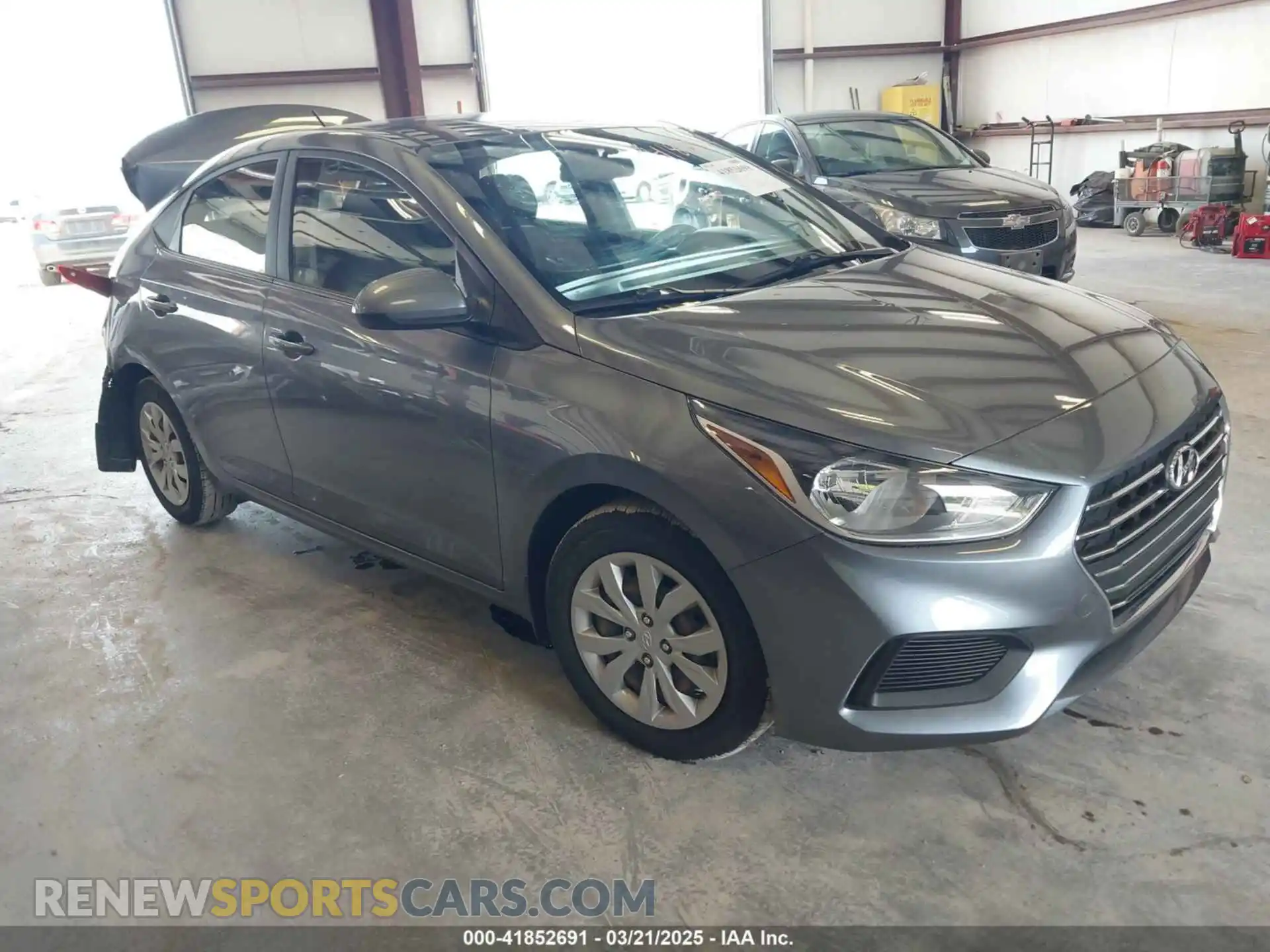1 Photograph of a damaged car 3KPC24A69LE122644 HYUNDAI ACCENT 2020